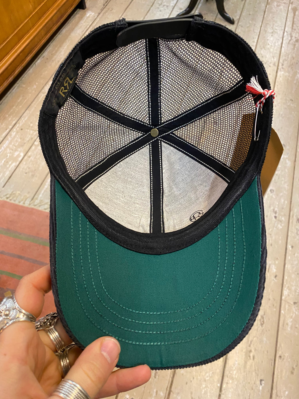 RRL Shorthorn Western Wear Trucker Cap