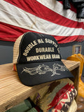 RRL Durable Workwear Tribal Trucker Cap