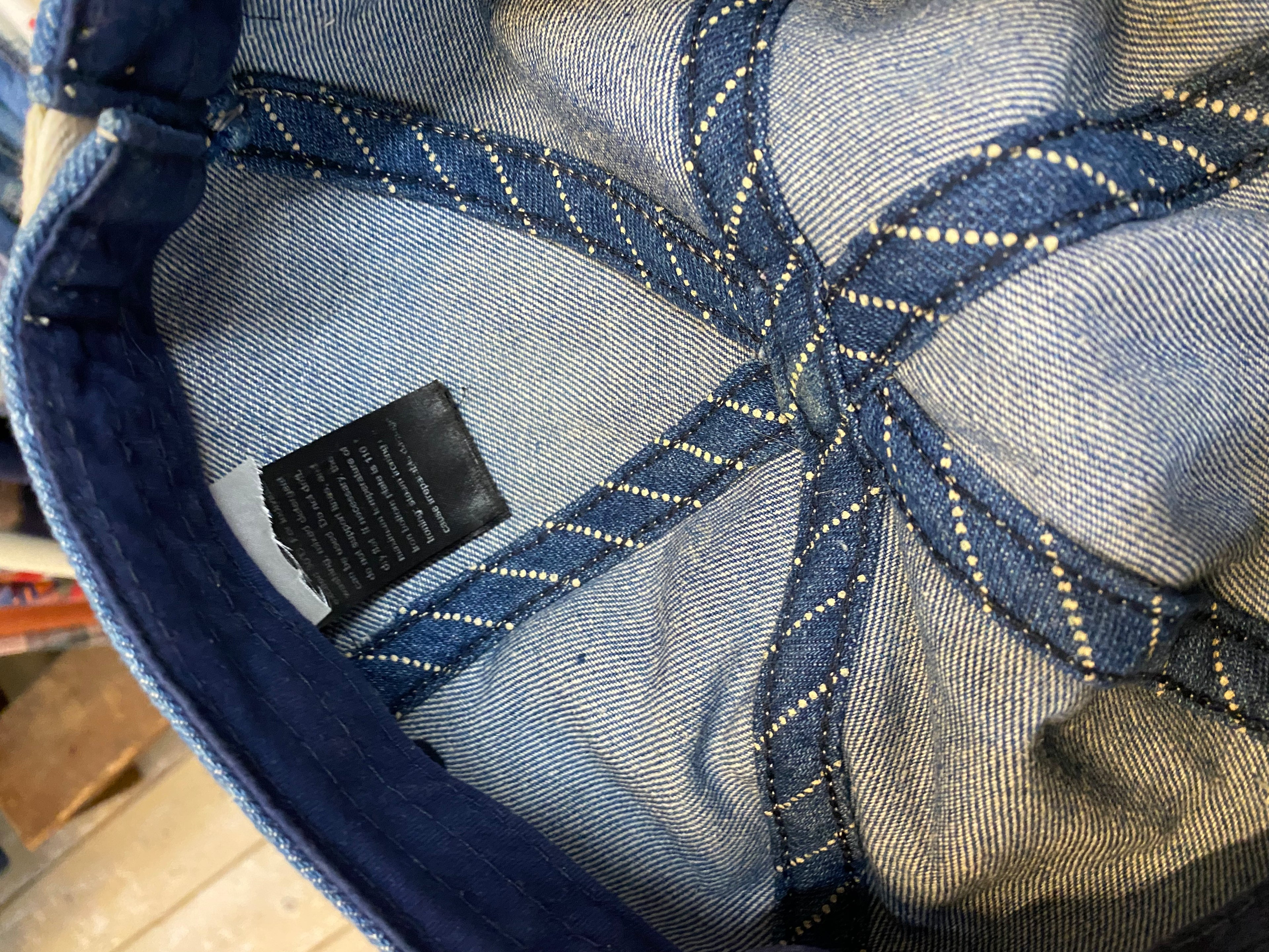 RRL Hickory Stripe Worker Cap