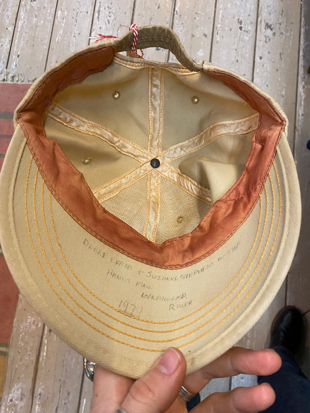 Levi's Orange Tab 1970's Worker Cap