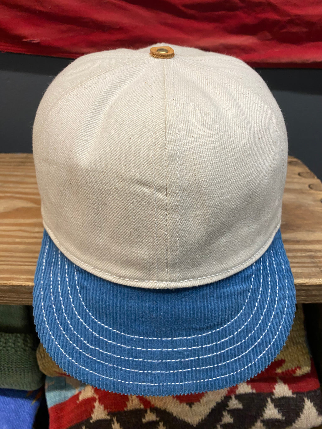 Twerd MFG Red Hills Selvedge Canvas Worker Cap