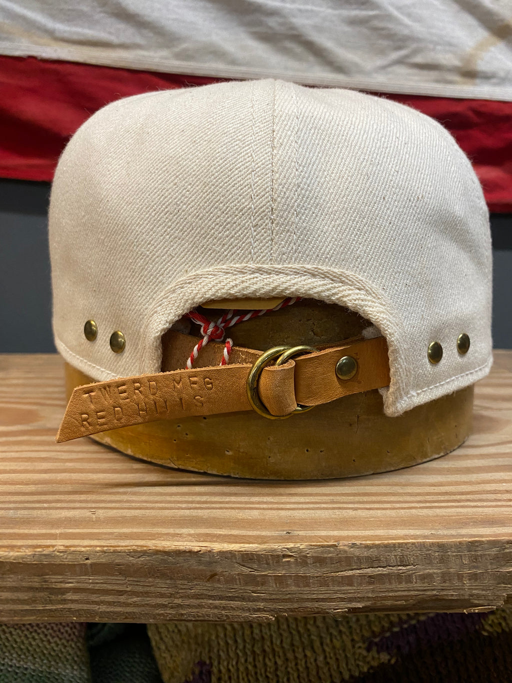 Twerd MFG Red Hills Selvedge Canvas Worker Cap