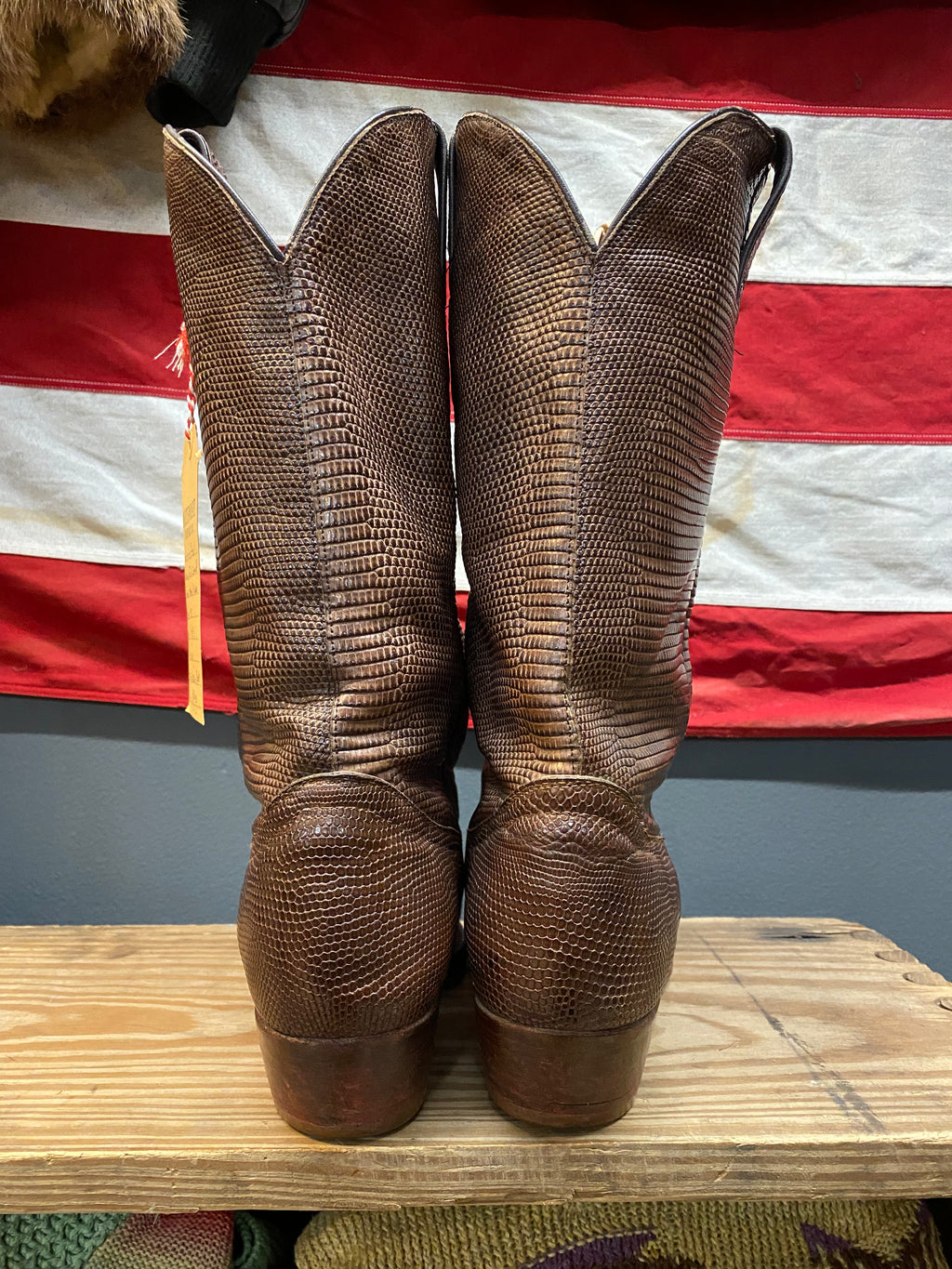 Paul Bond Full Lizard Western Boots
