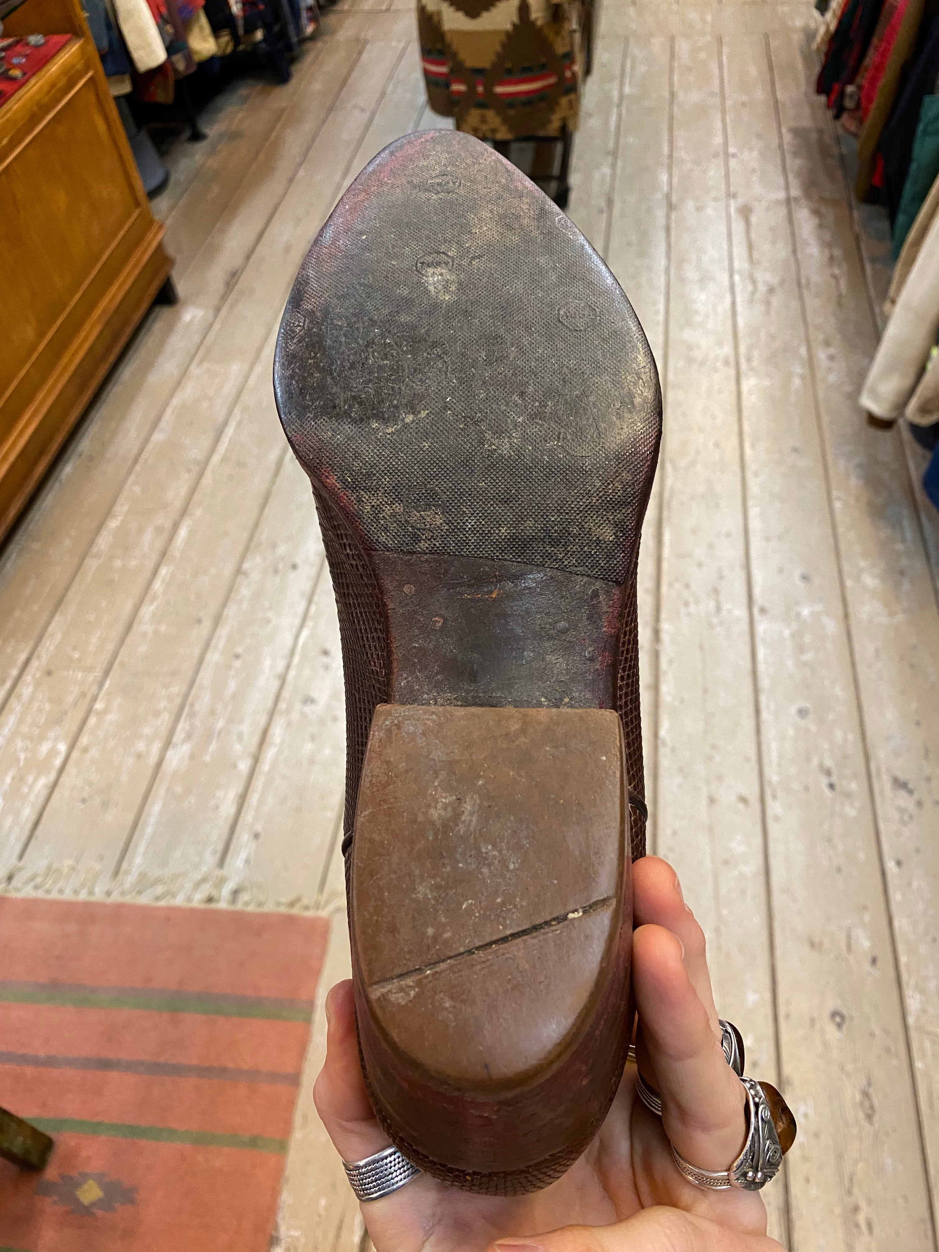 Paul Bond Full Lizard Western Boots