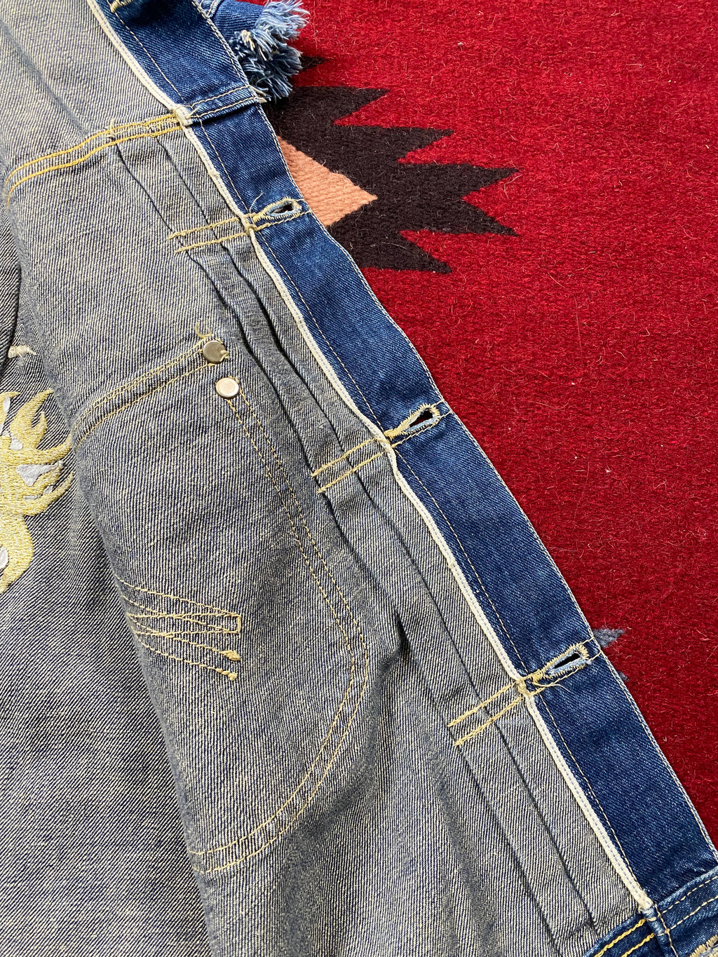 Lee Cowboy Selvedge Embroidered Type-I Denim Vest