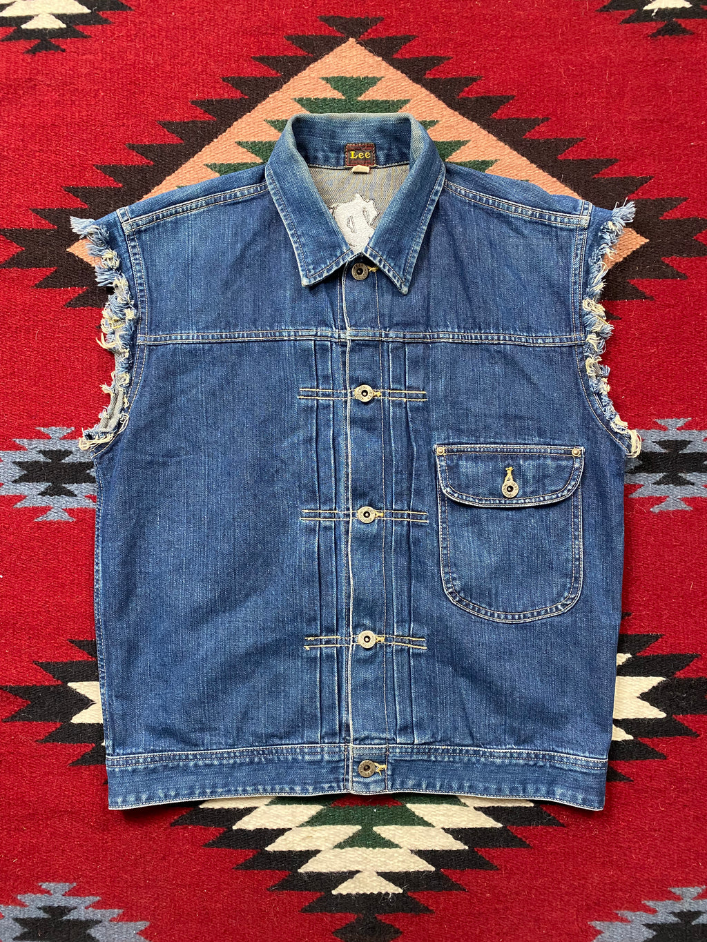 Lee Cowboy Selvedge Embroidered Type-I Denim Vest