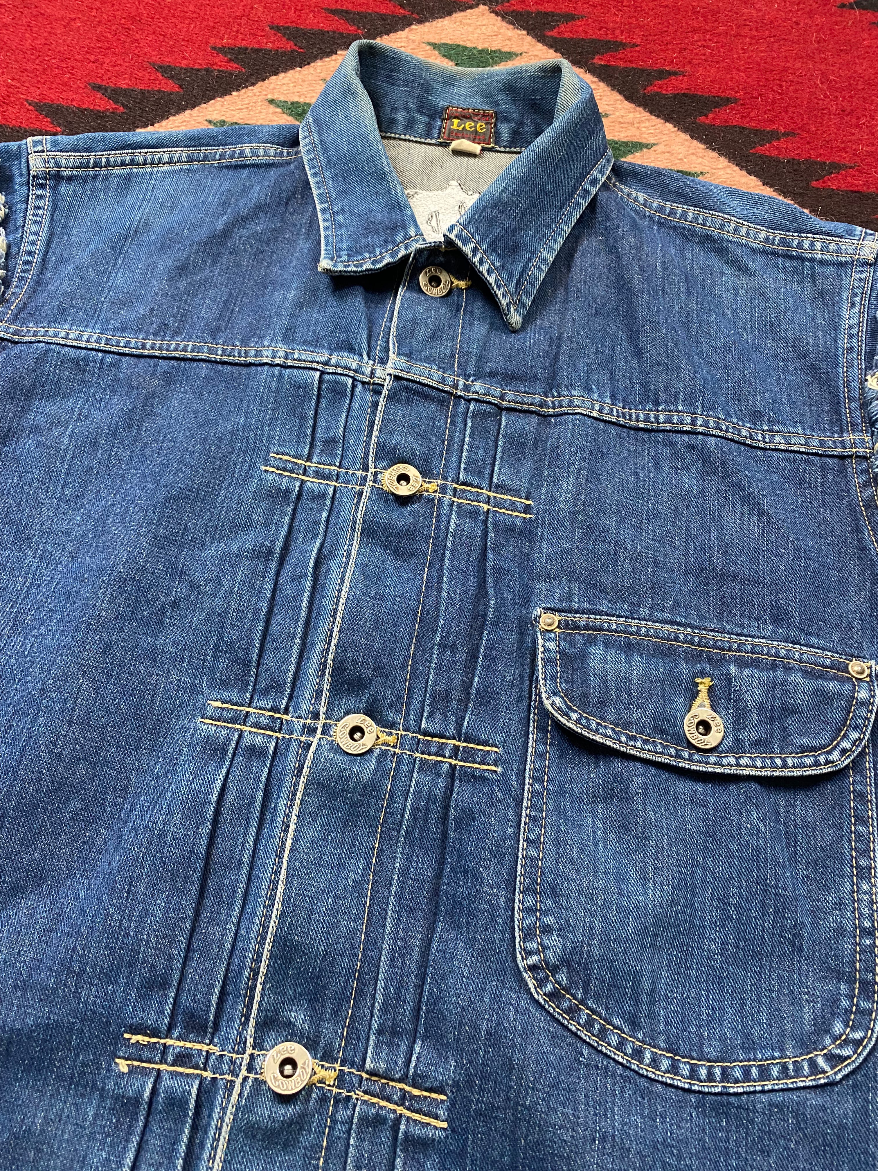 Lee Cowboy Selvedge Embroidered Type-I Denim Vest