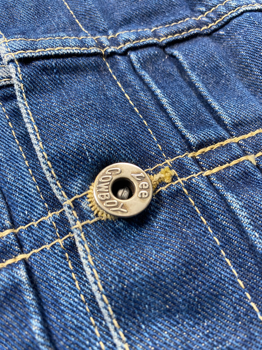 Lee Cowboy Selvedge Embroidered Type-I Denim Vest