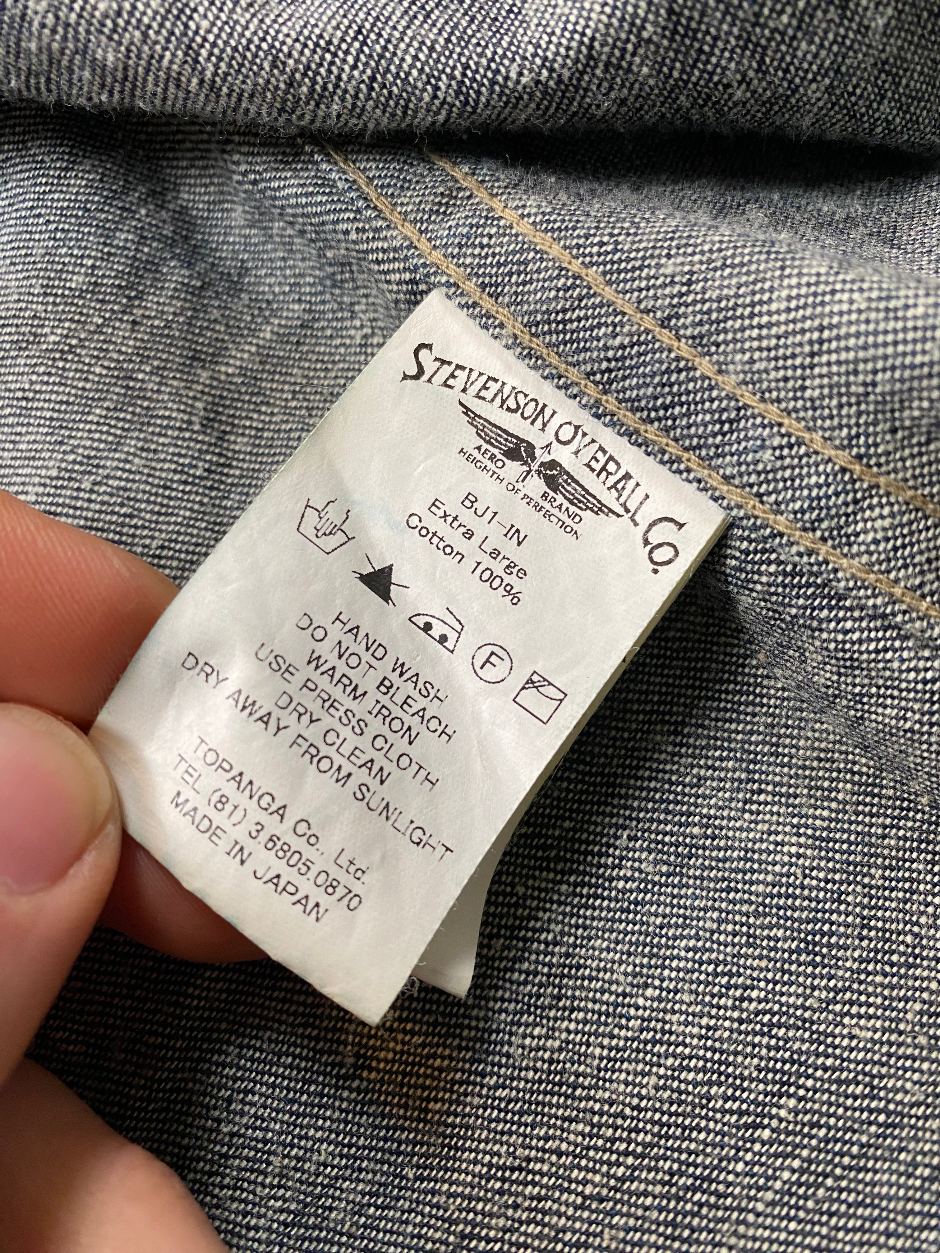 Stevenson Raw Denim Pearl Snap Western Shirt