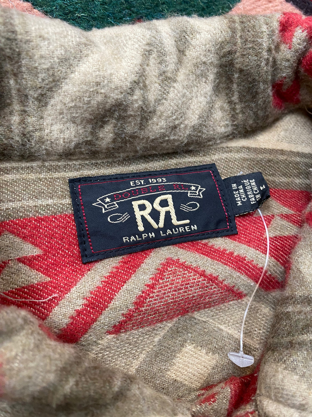 RRL Southwestern Jacquard Cotton/Wool Overshirt