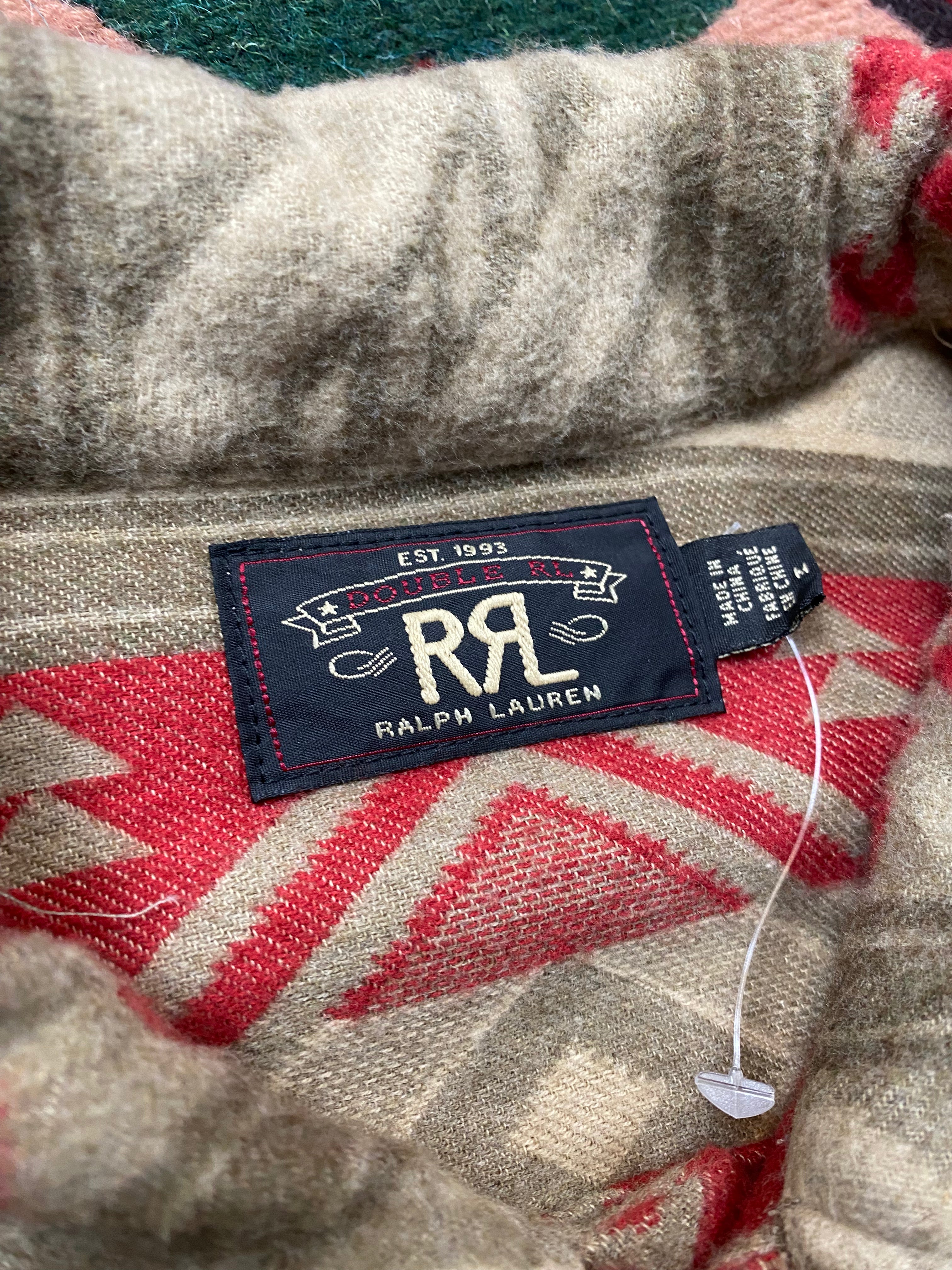 RRL Southwestern Jacquard Cotton/Wool Overshirt