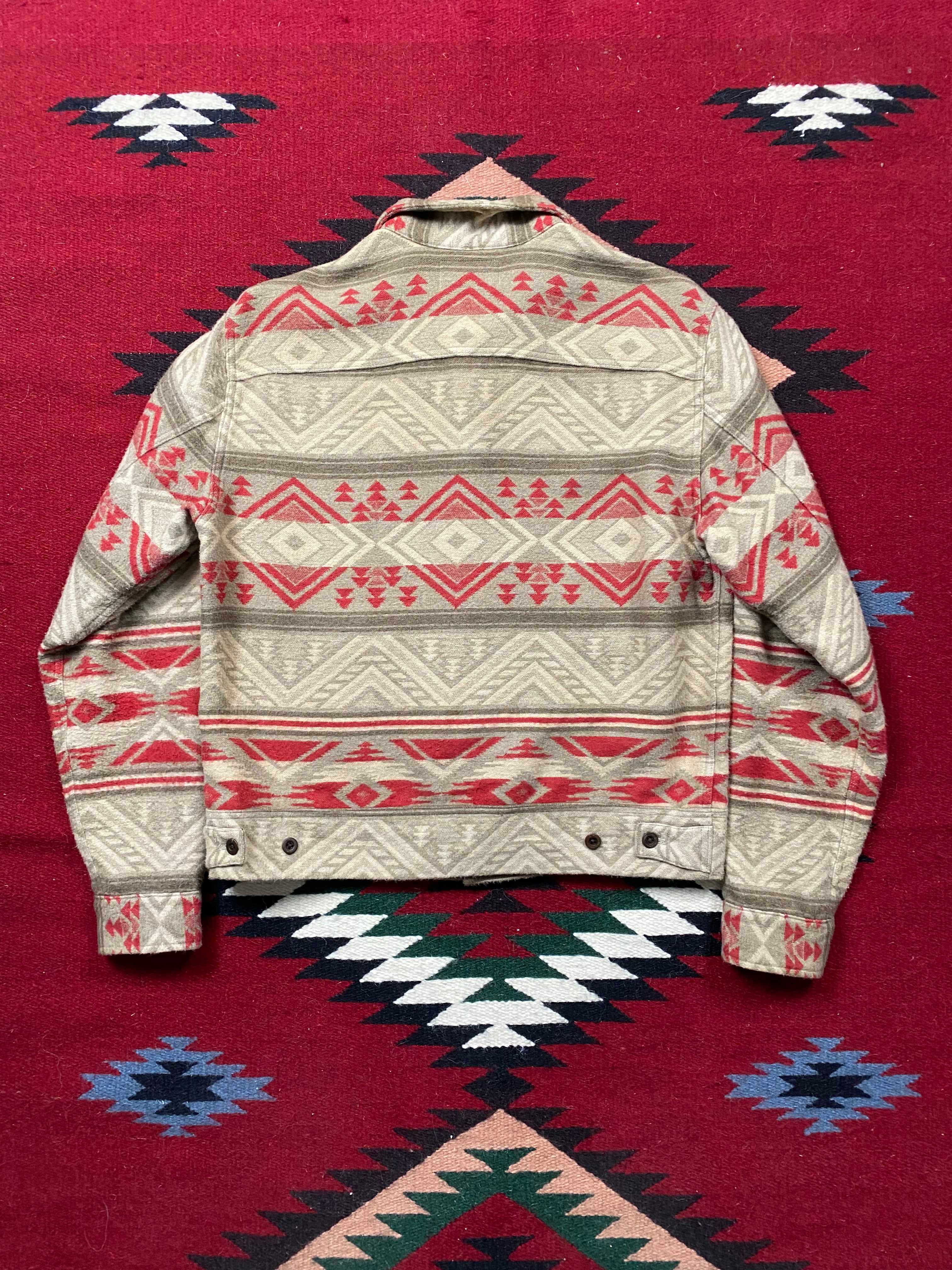 RRL Southwestern Jacquard Cotton/Wool Overshirt