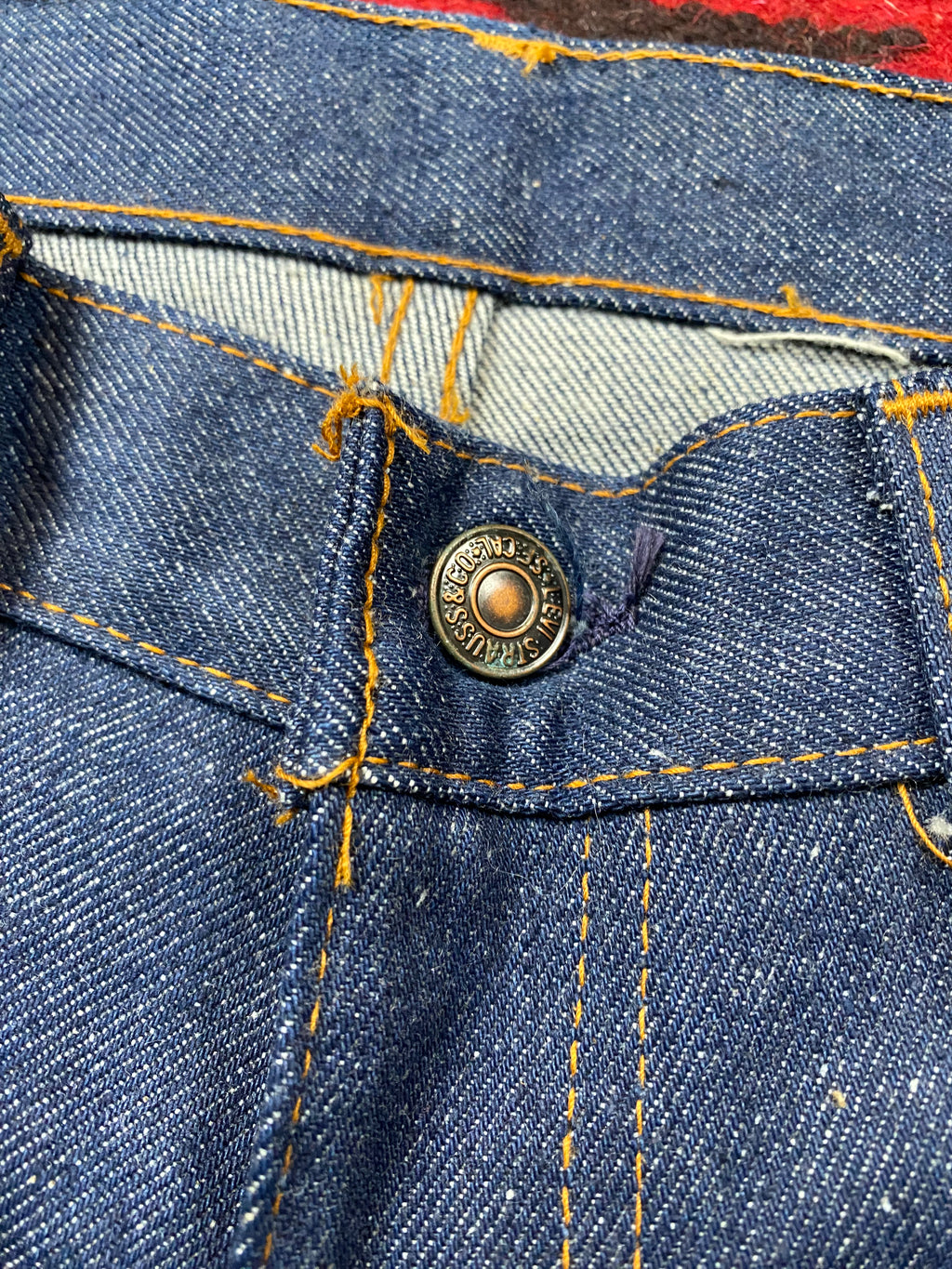 Levi's 603 1970's Deadstock Raw Denim Jeans