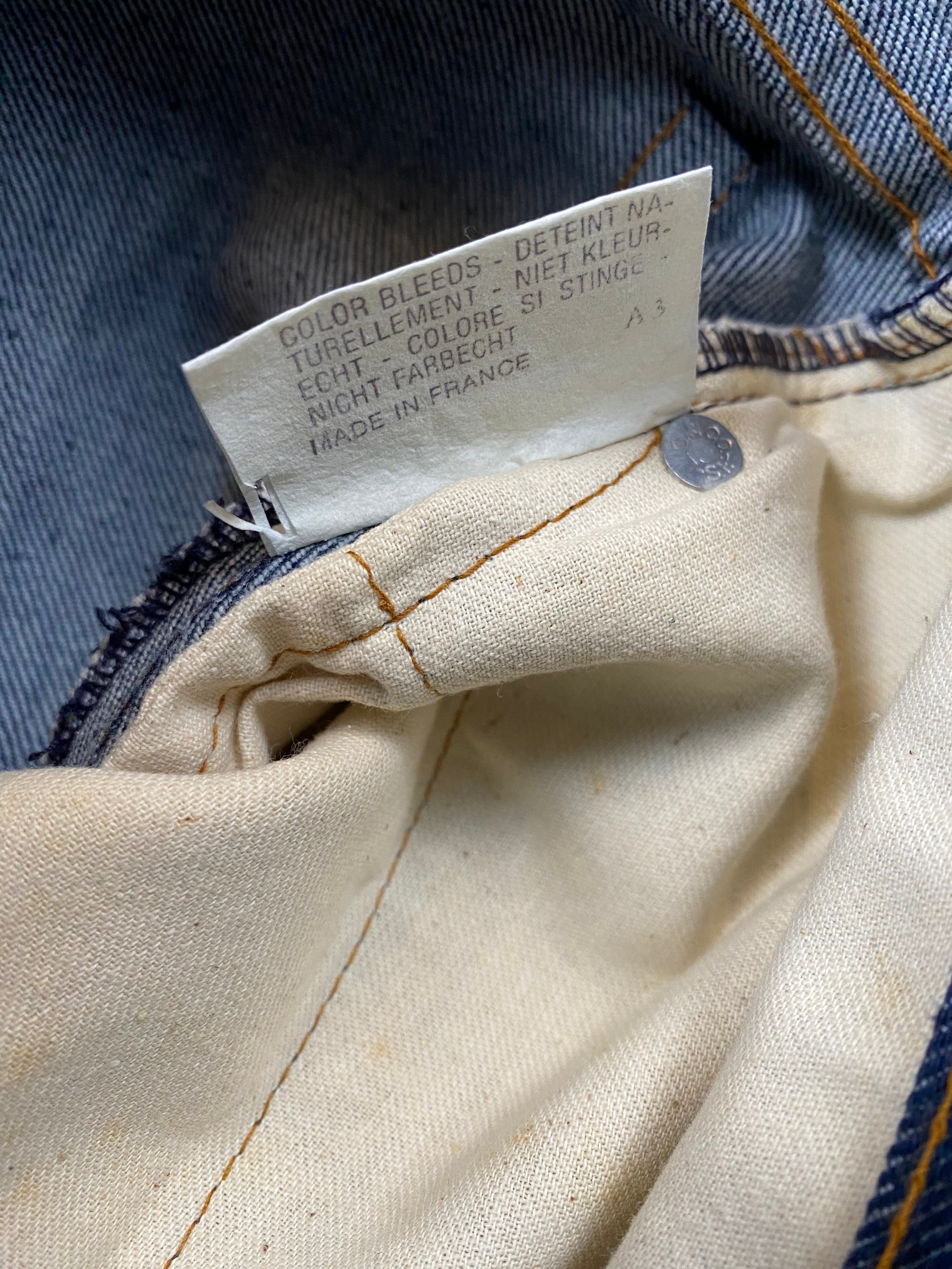 Levi's 603 1970's Deadstock Raw Denim Jeans