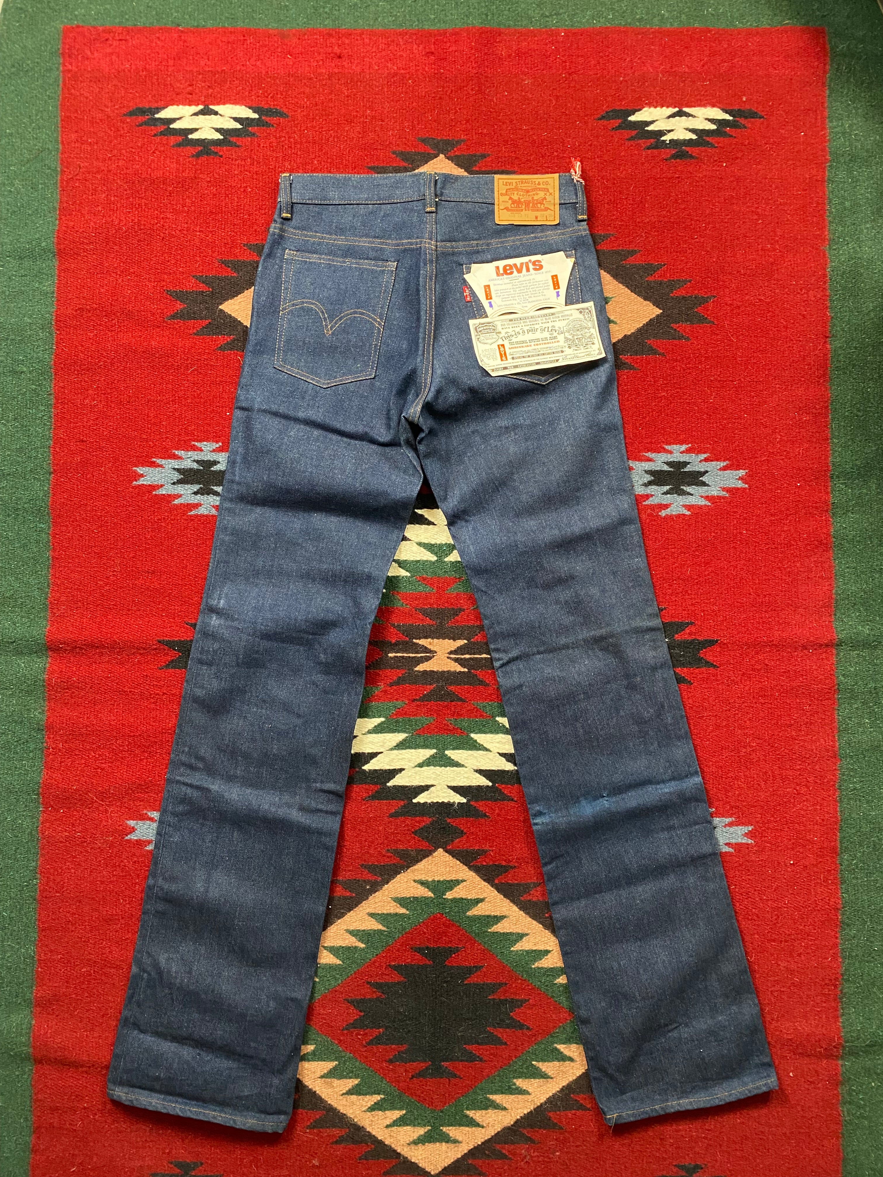 Levi's 603 1970's Deadstock Raw Denim Jeans