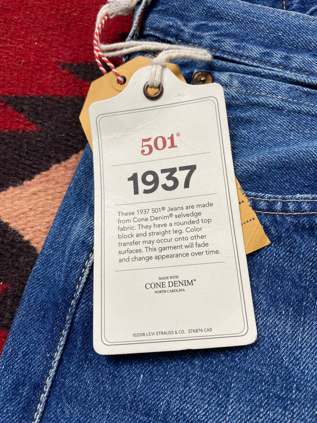 Levi's Vintage Clothing 1937 Deadstock 1937 501XX Jeans