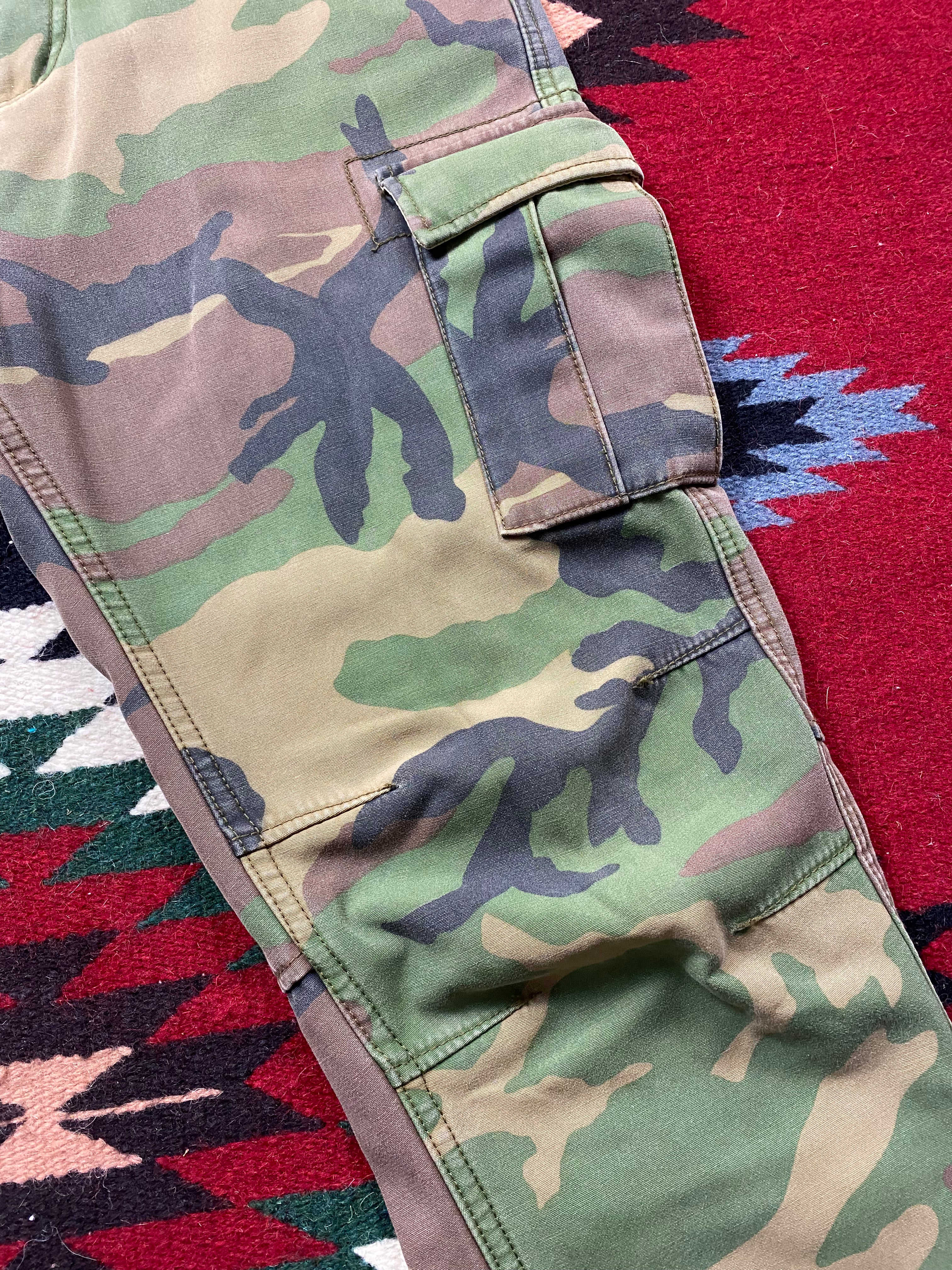 RRL Lined Camo Cargo Pants