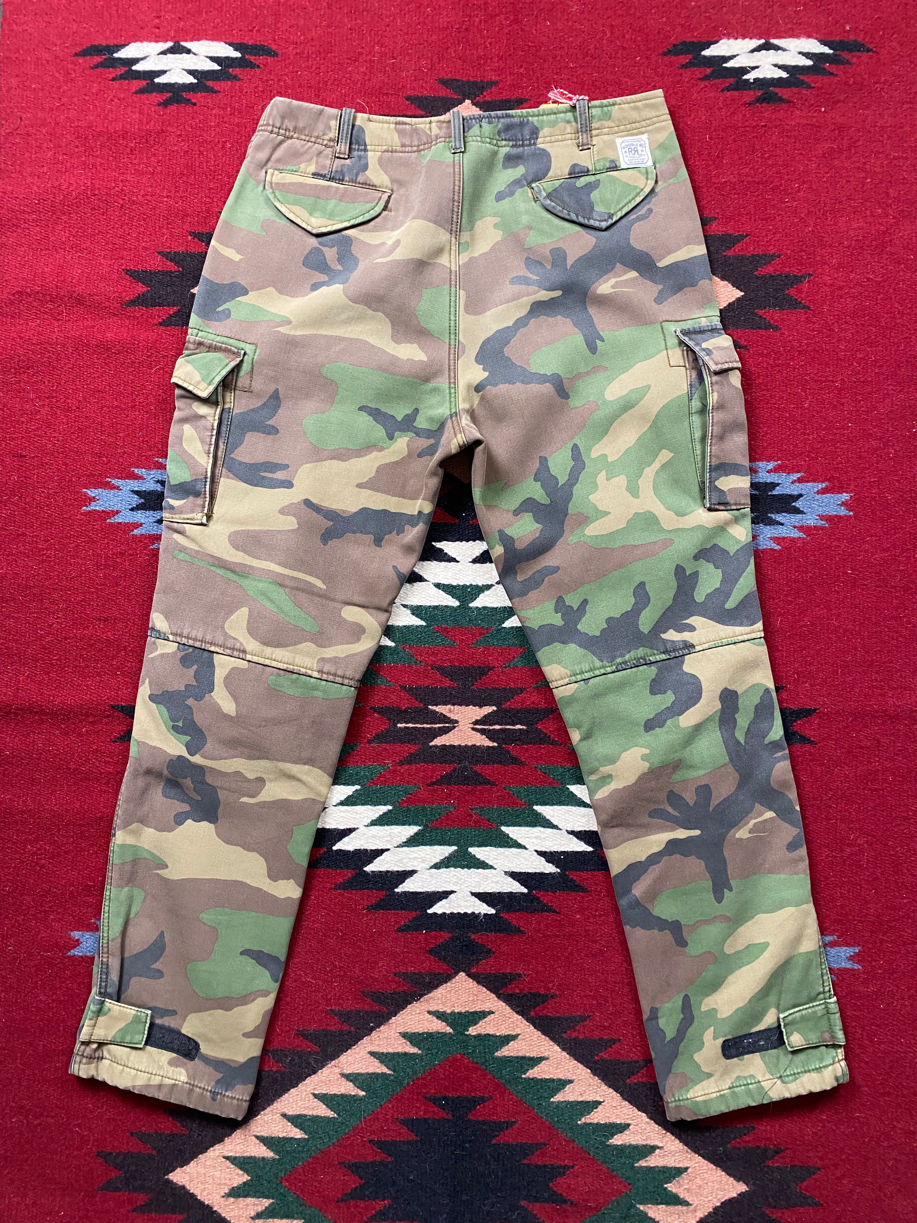 RRL Lined Camo Cargo Pants