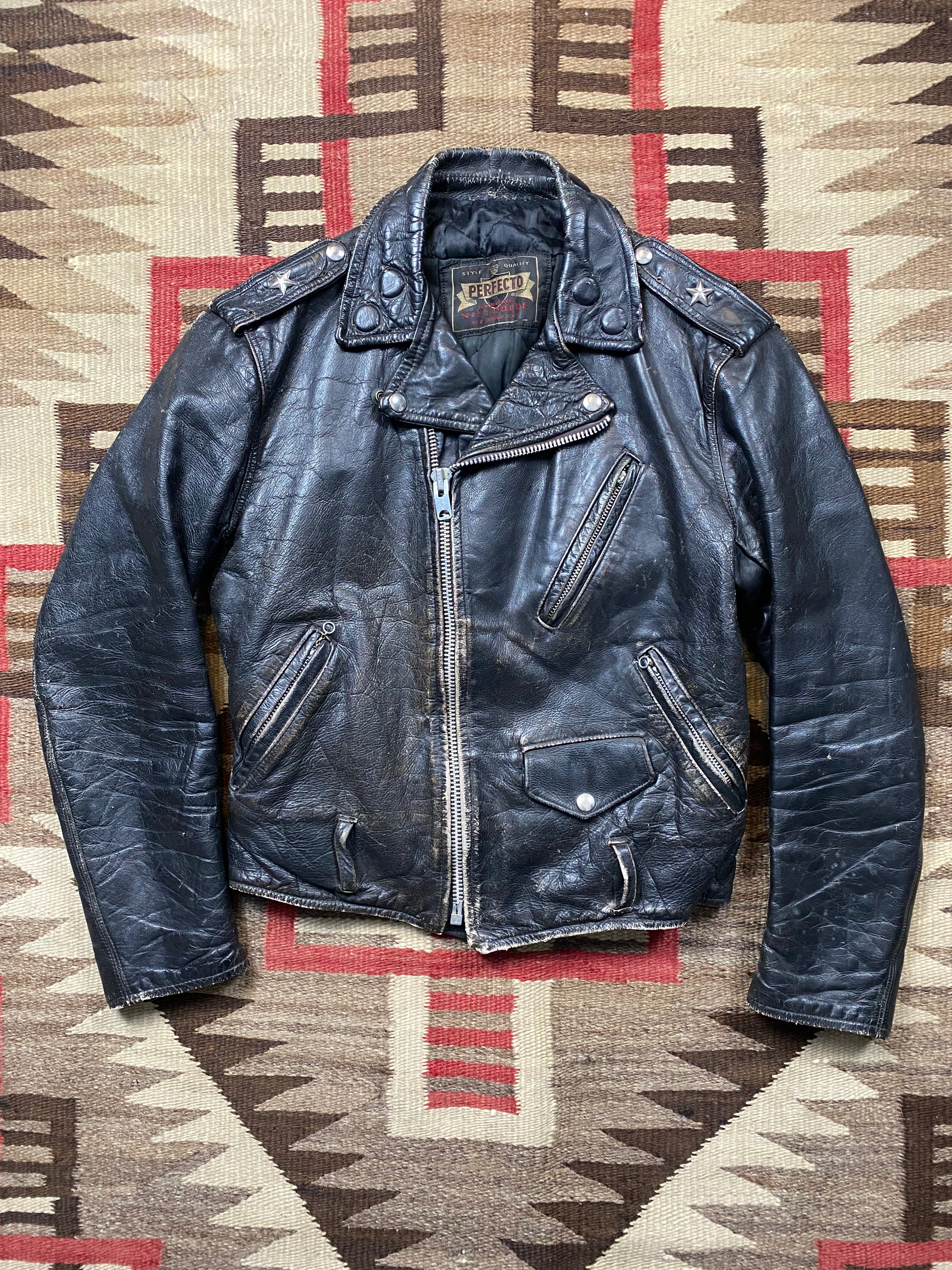 Schott 1960's 618 Steerhide One Star Perfecto Jacket