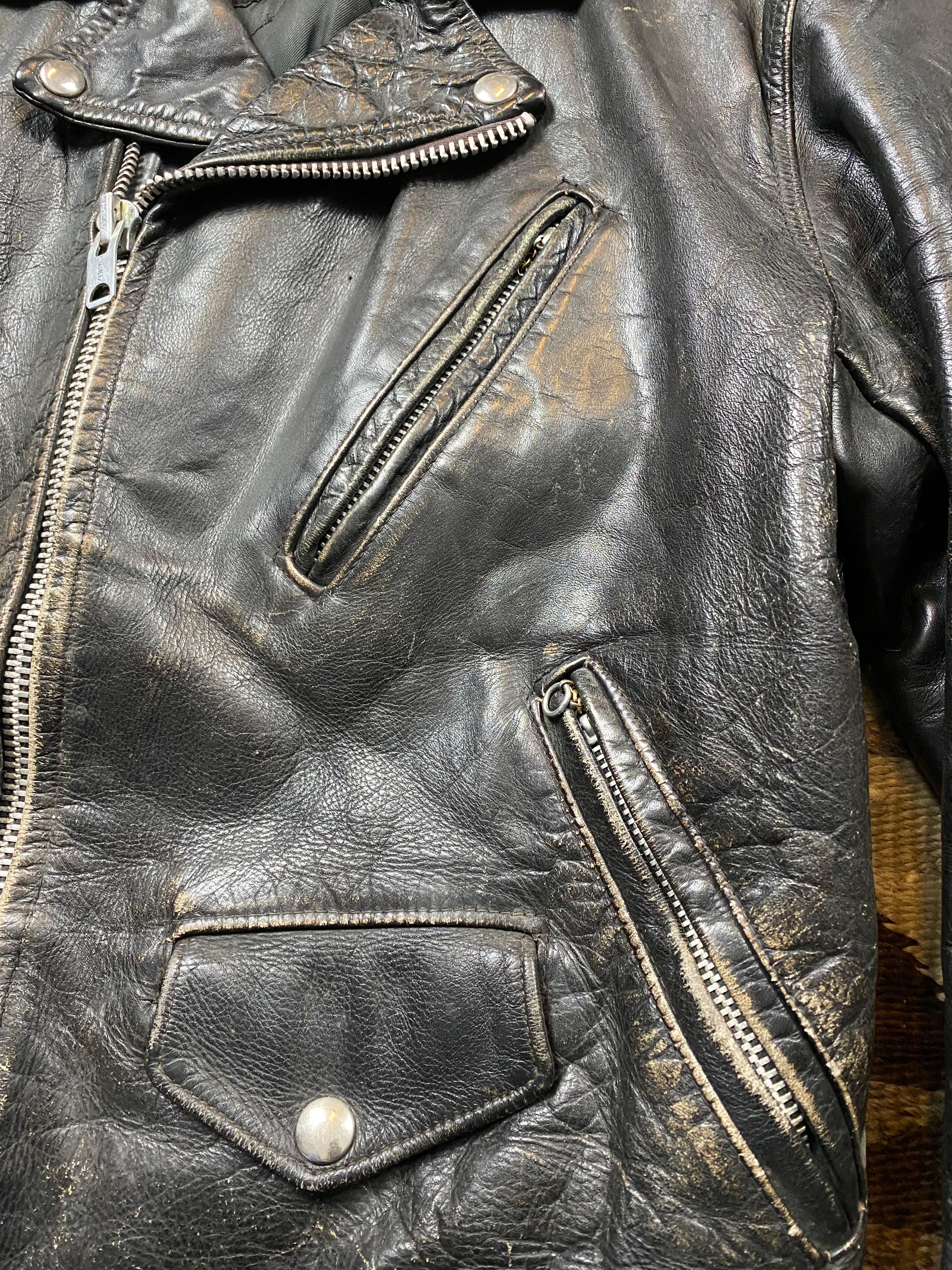 Schott 1960's 618 Steerhide One Star Perfecto Jacket