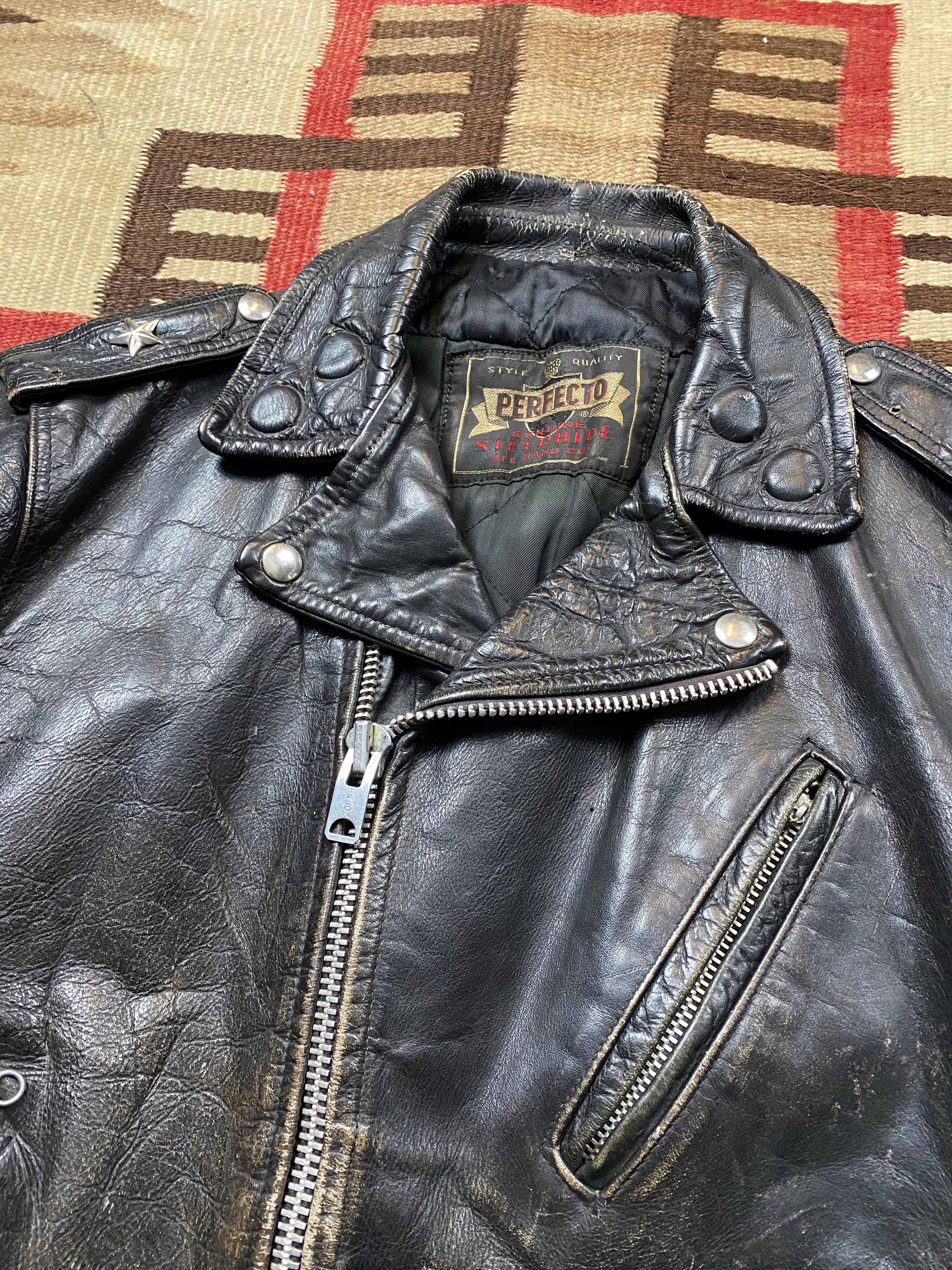 Schott 1960's 618 Steerhide One Star Perfecto Jacket