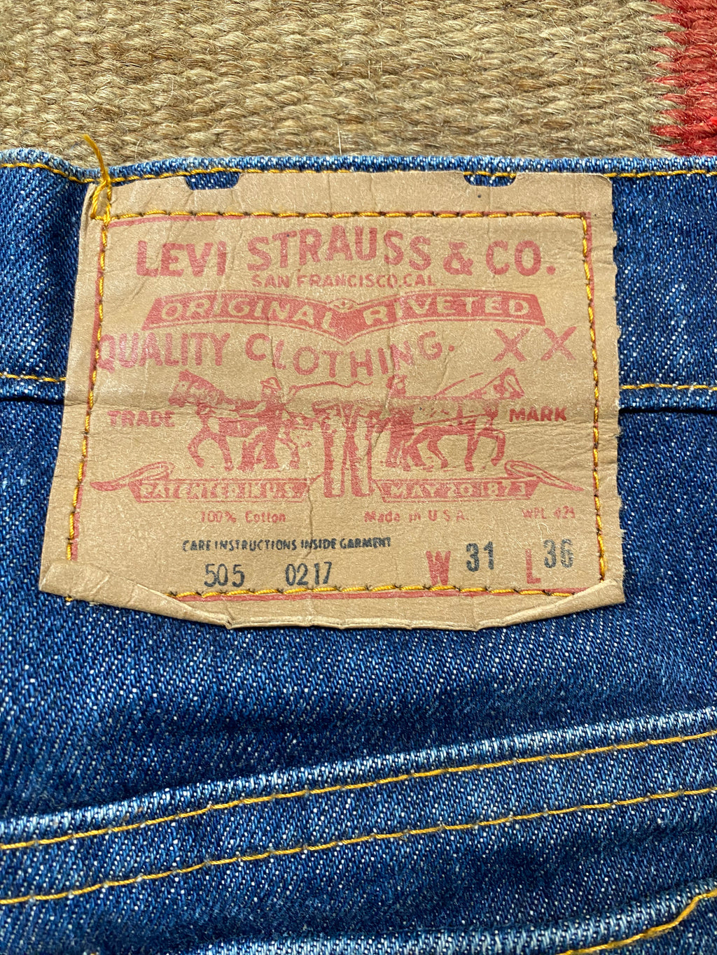 Levi's 1970's 505 Jeans