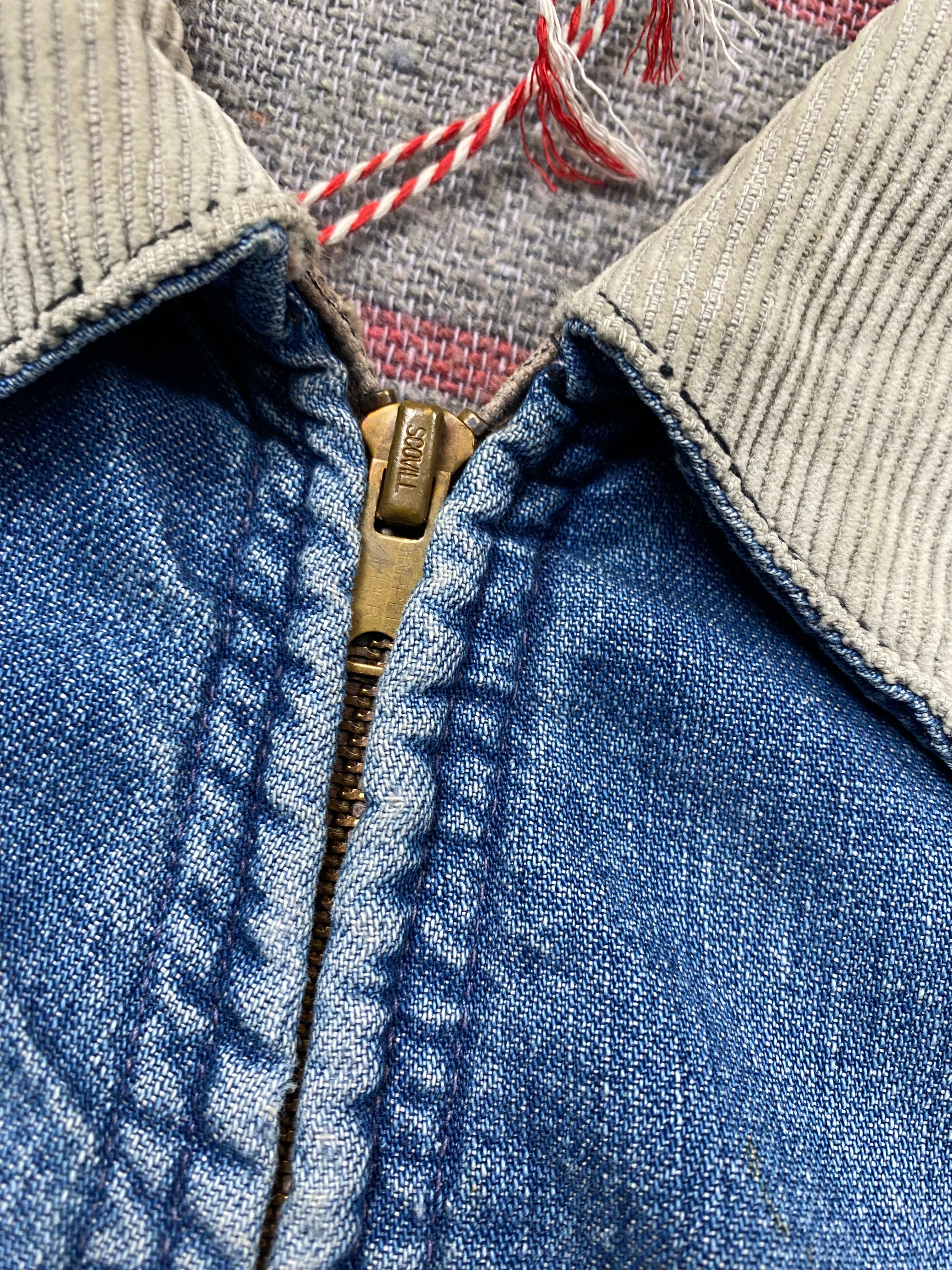 Sears 1950's Lined Denim Chore Jacket