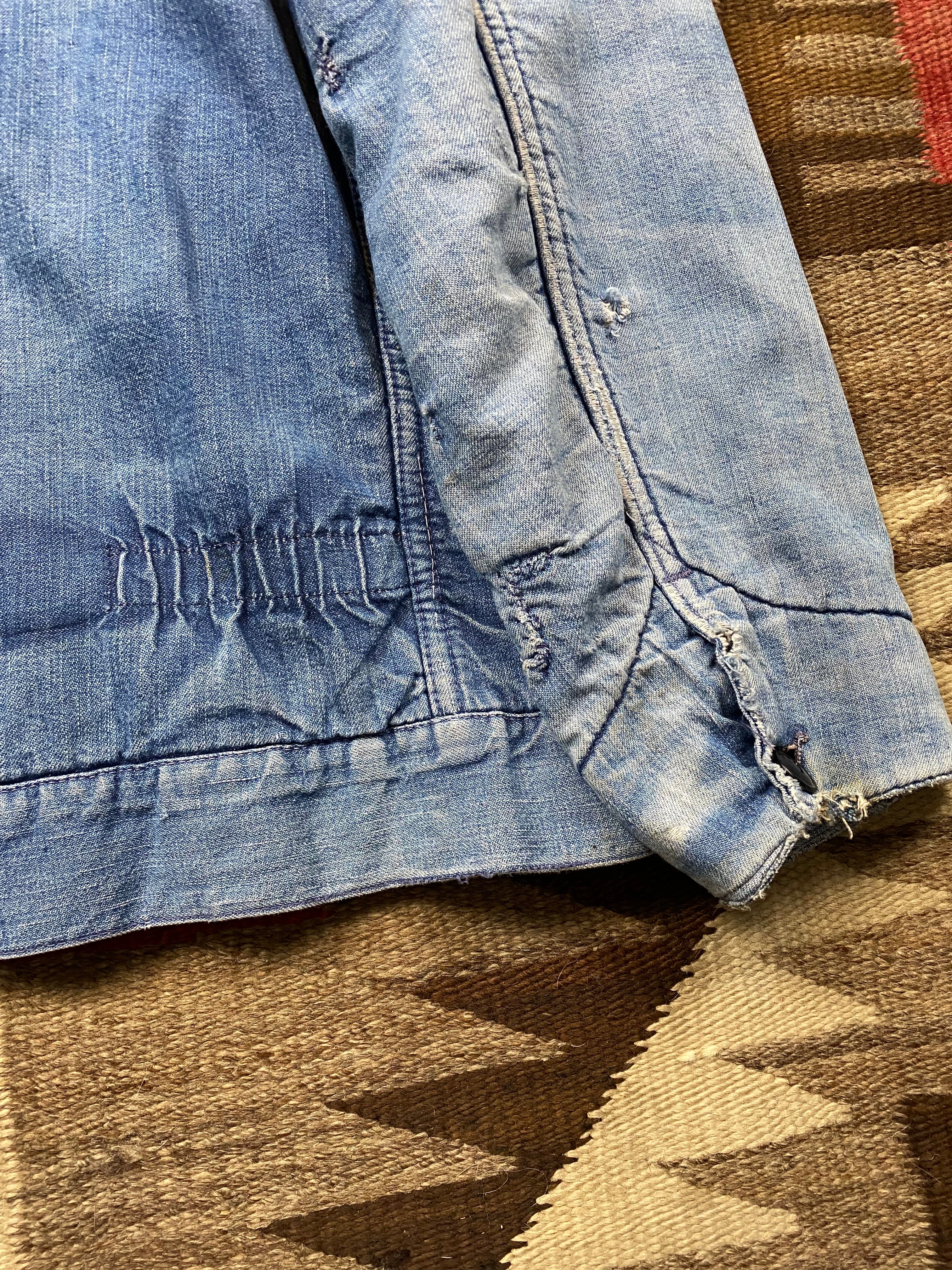 Sears 1950's Lined Denim Chore Jacket