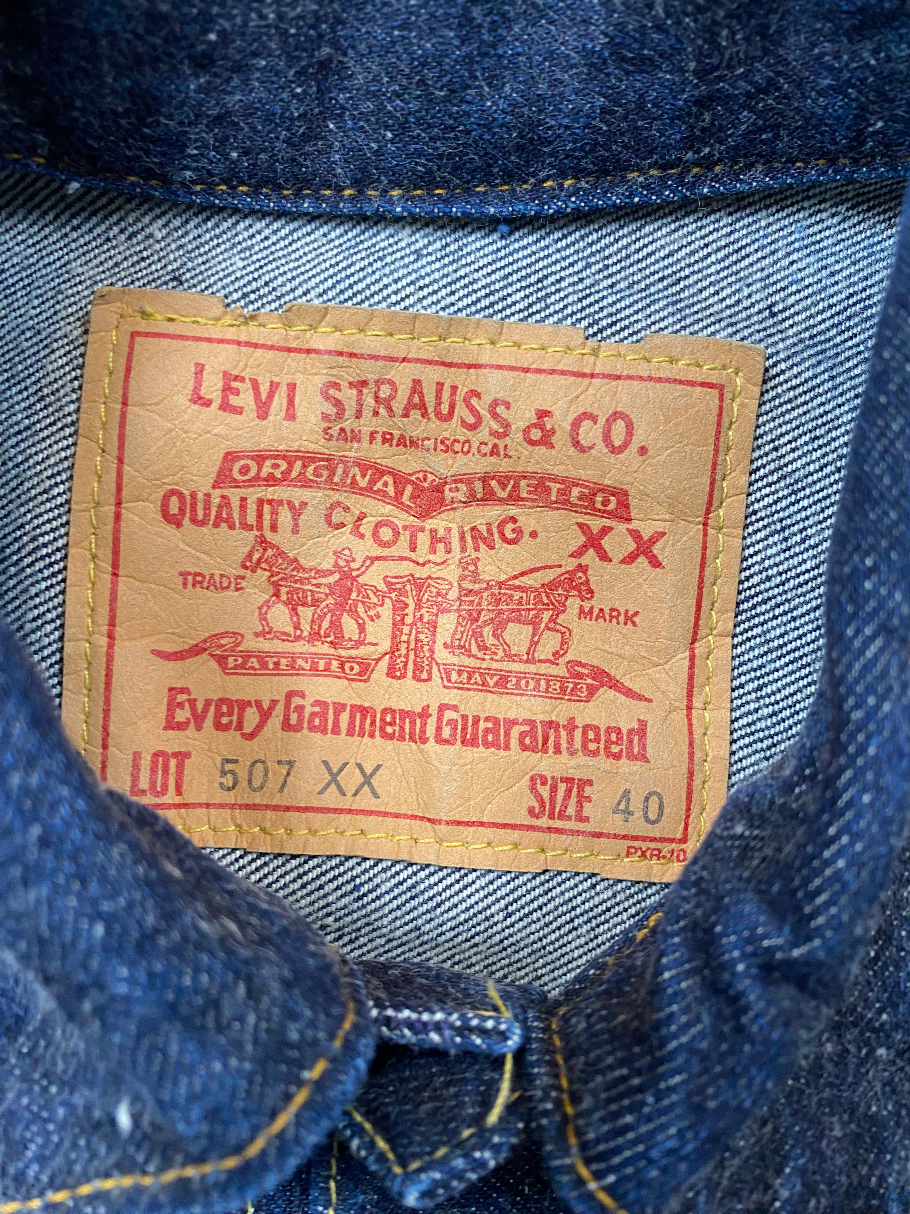 Levi's 507xx 90's Selvedge Type-II Jacket