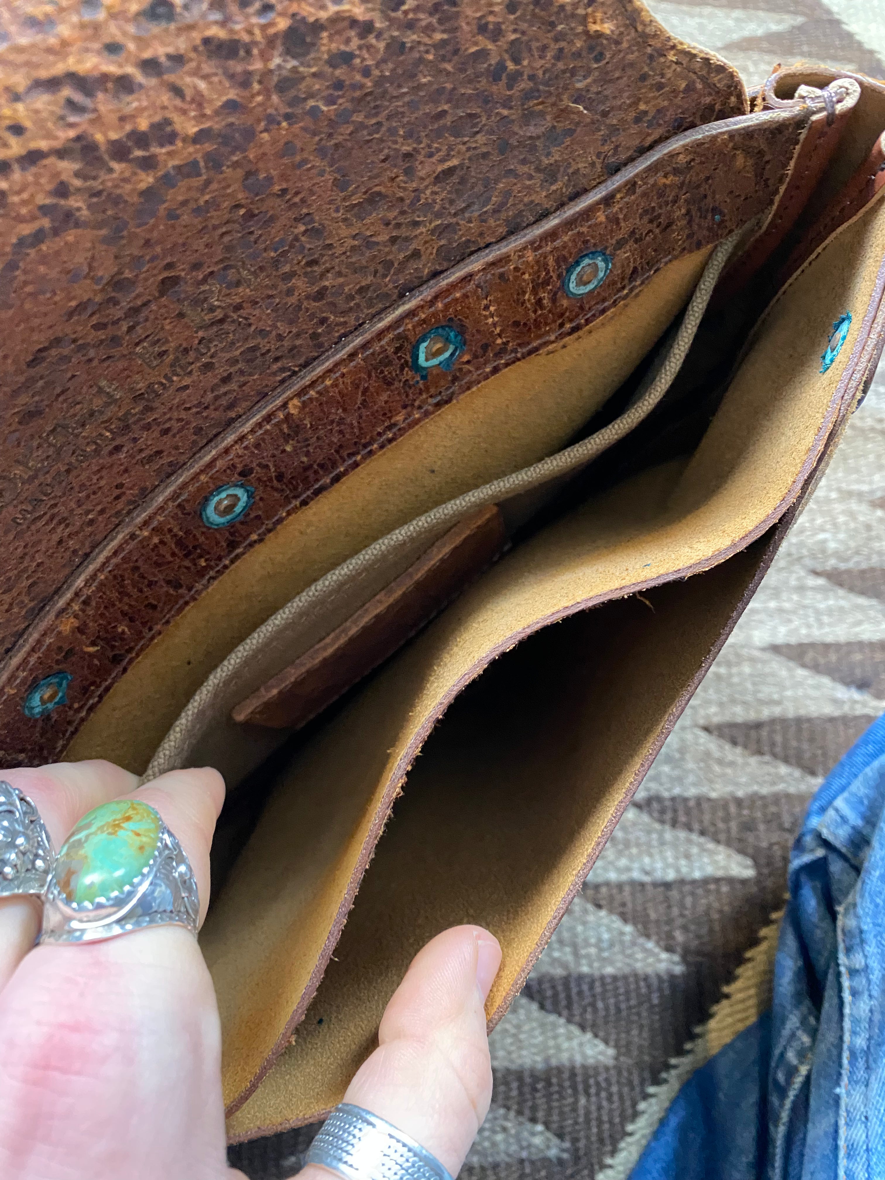 RRL Leather Shoulder Bag