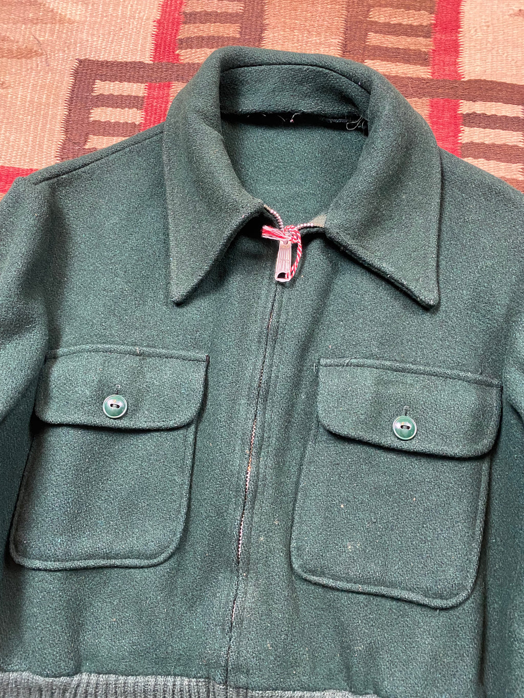 Woolen 1960's-1970's Boy Scouts Of America Worker Jacket