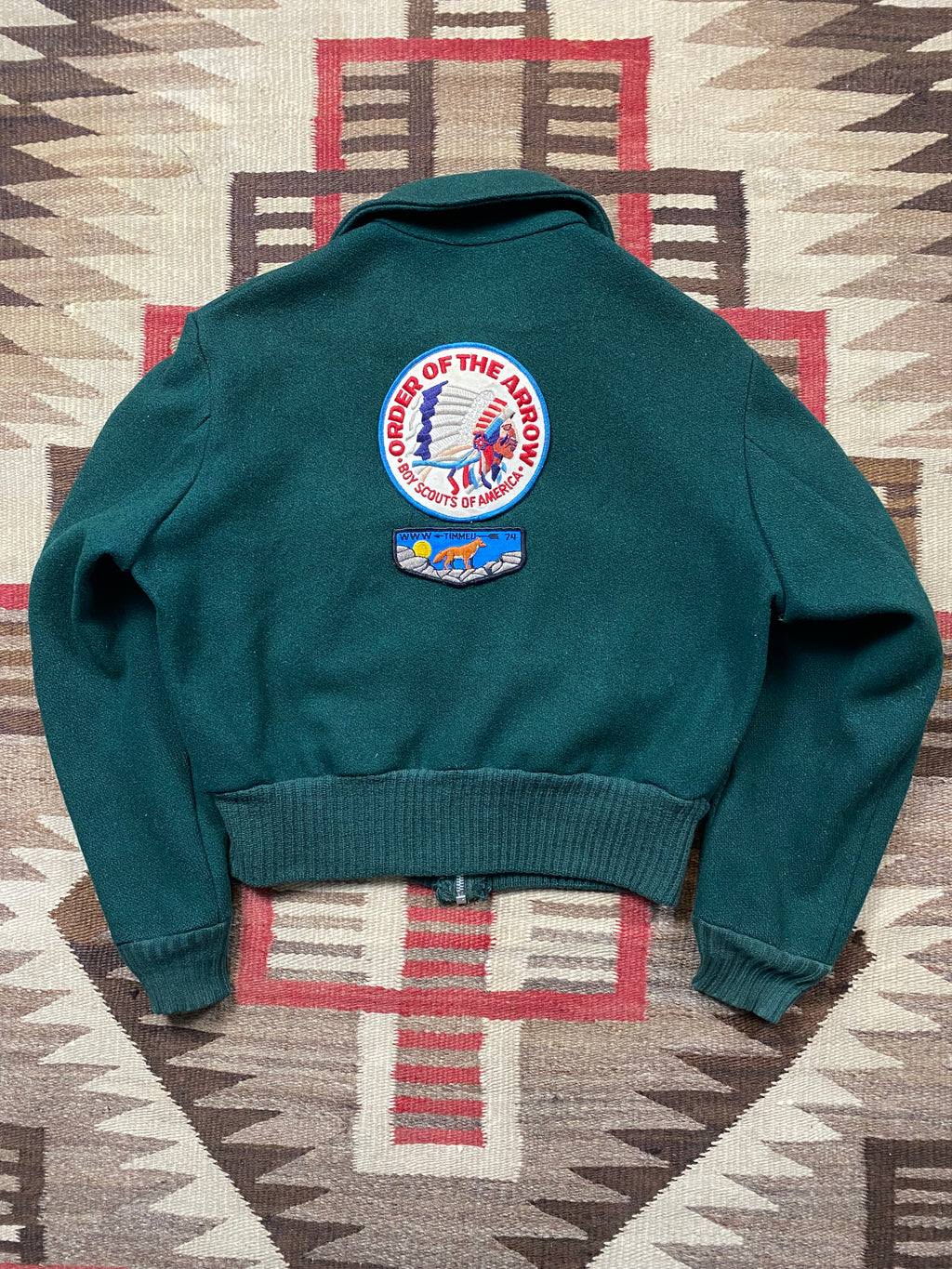 Woolen 1960's-1970's Boy Scouts Of America Worker Jacket