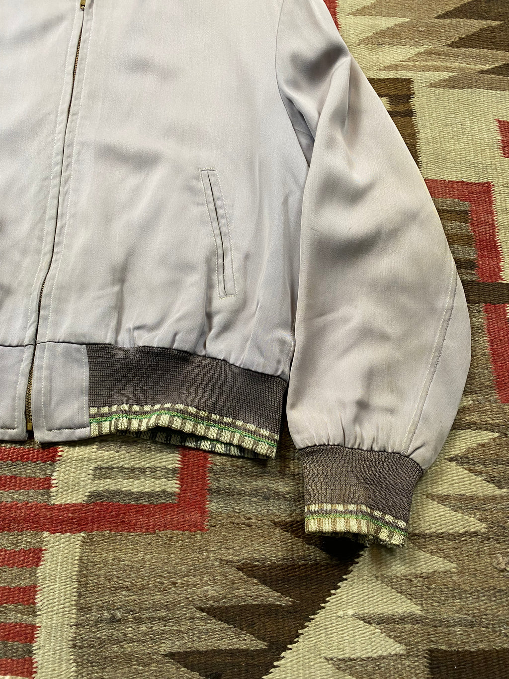 Land-N-Lakes Sportswear 1950's Gabardine Bomber Jacket