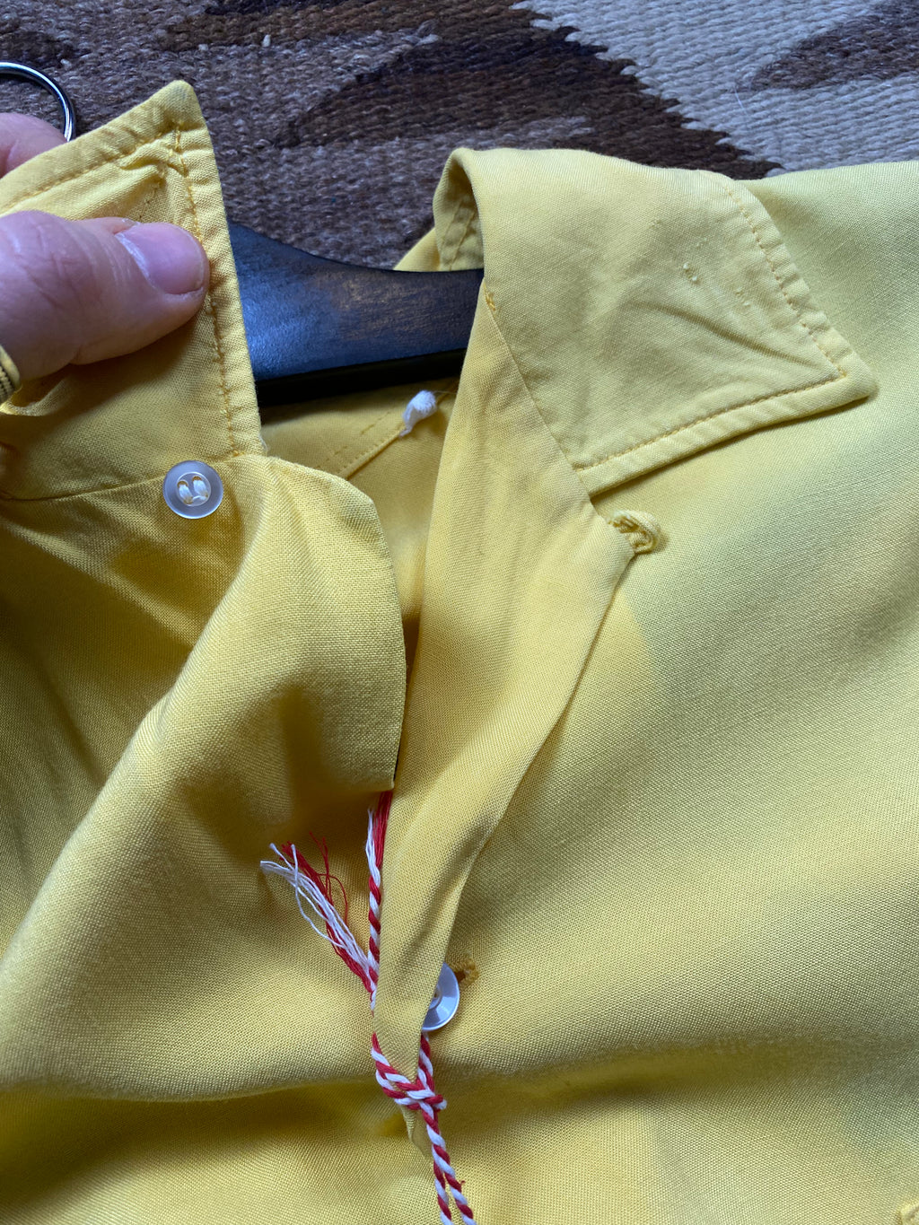 Hilton 1950's Chain Stitched Gabardine Bowling Shirt