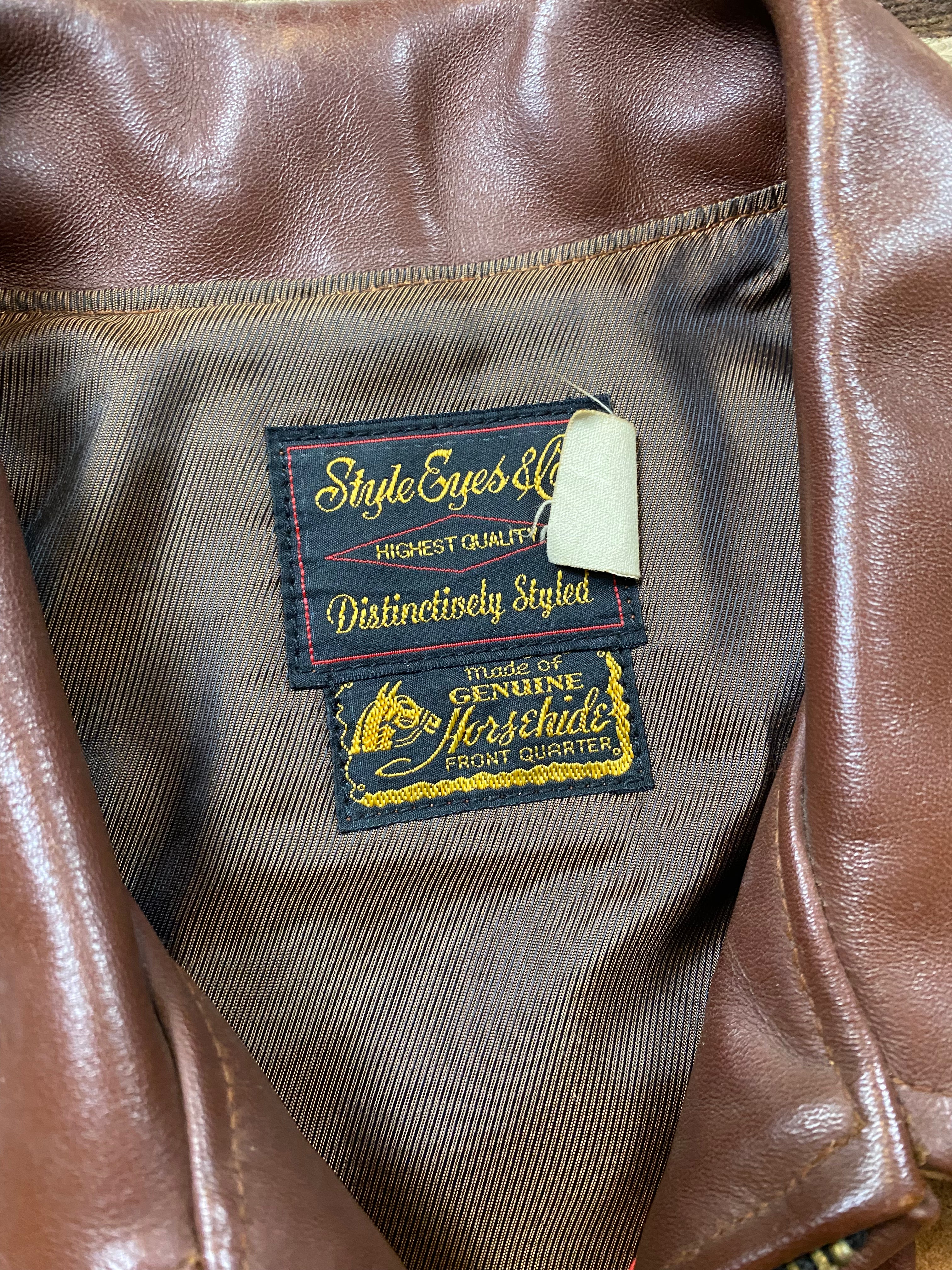 Style Eyes & Co Horsehide ''Grizzly'' Jacket