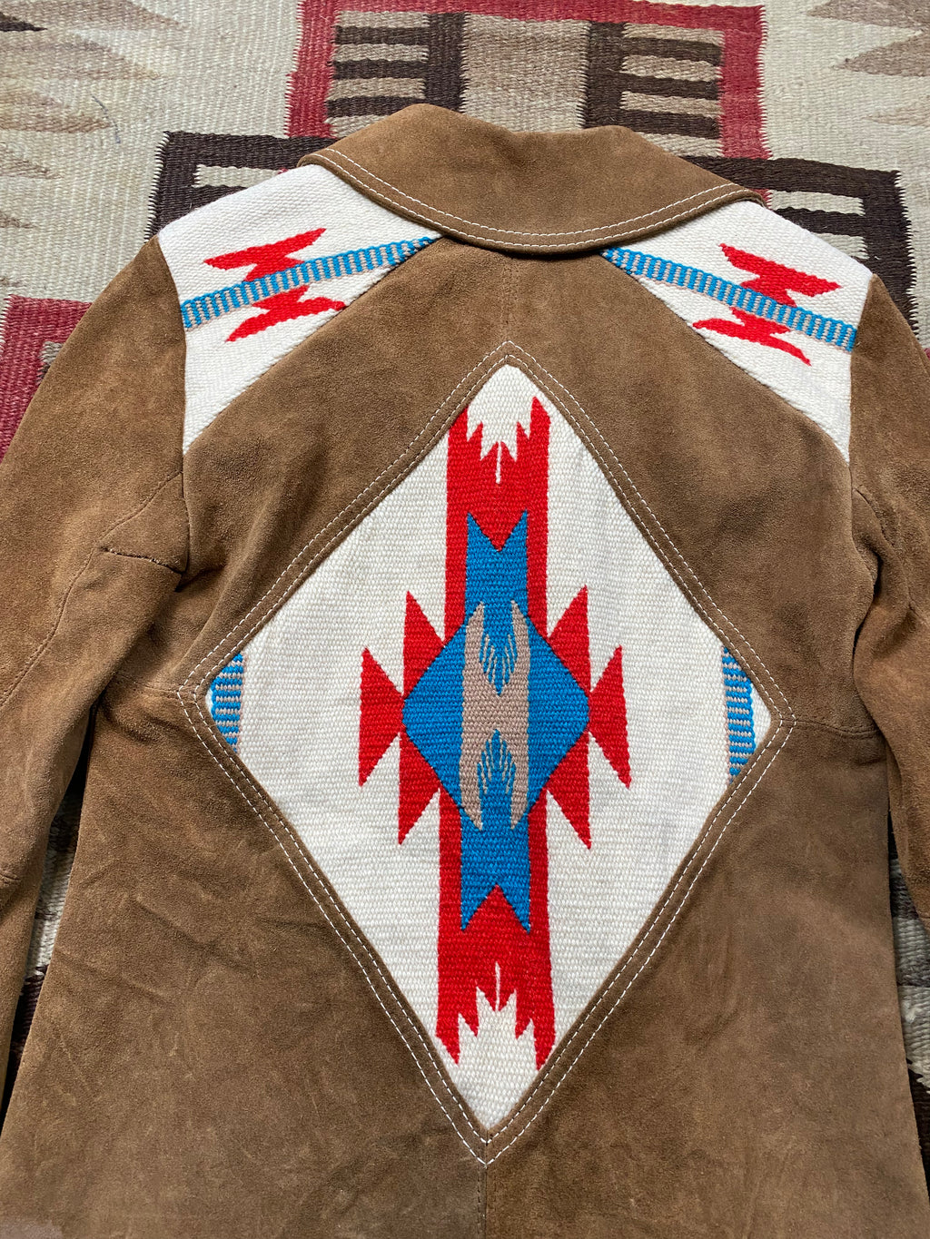 Pioneer Wear Suede Chimayo Paneled Jacket