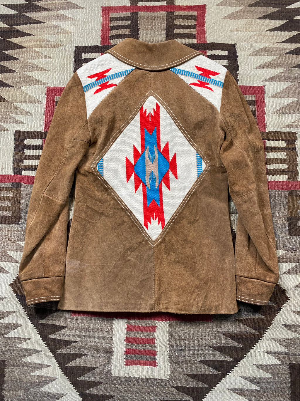 Pioneer Wear Suede Chimayo Paneled Jacket