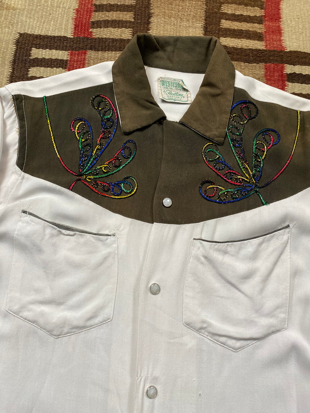 Westerner By Fleetline 1950's Western Shirt