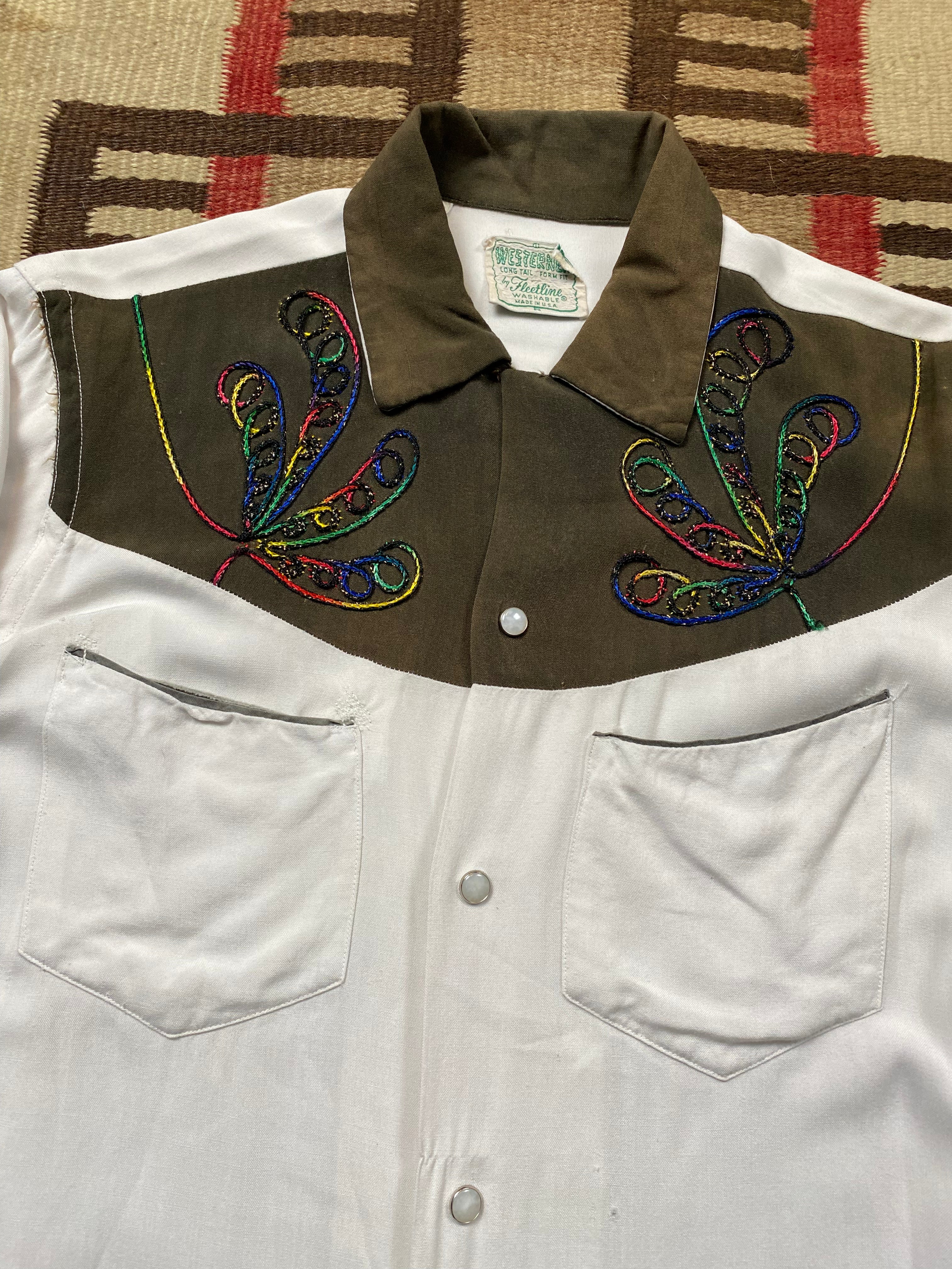 Westerner By Fleetline 1950's Western Shirt