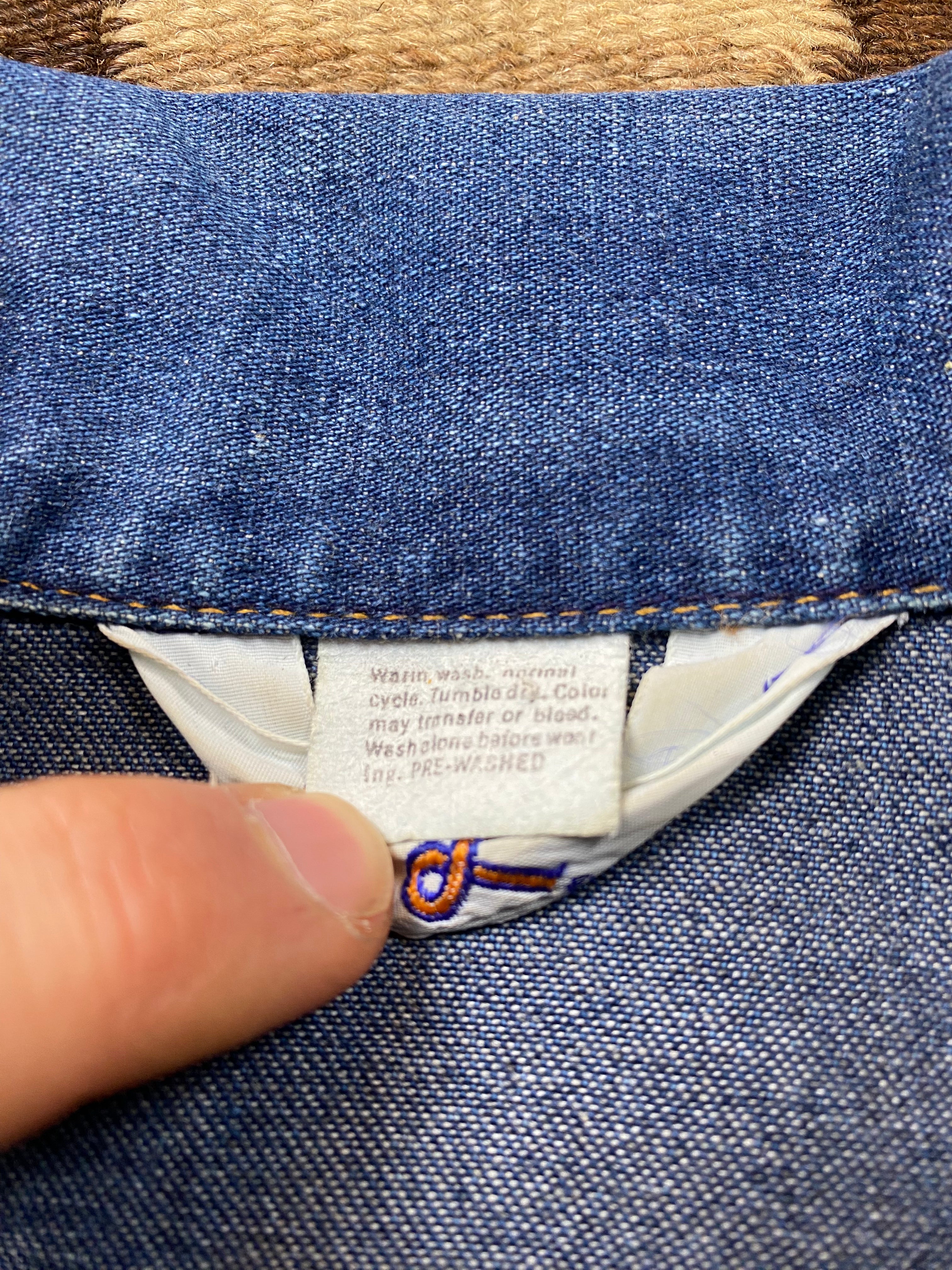 Levi's 1970's Orange Tab Rainbow Denim Jacket