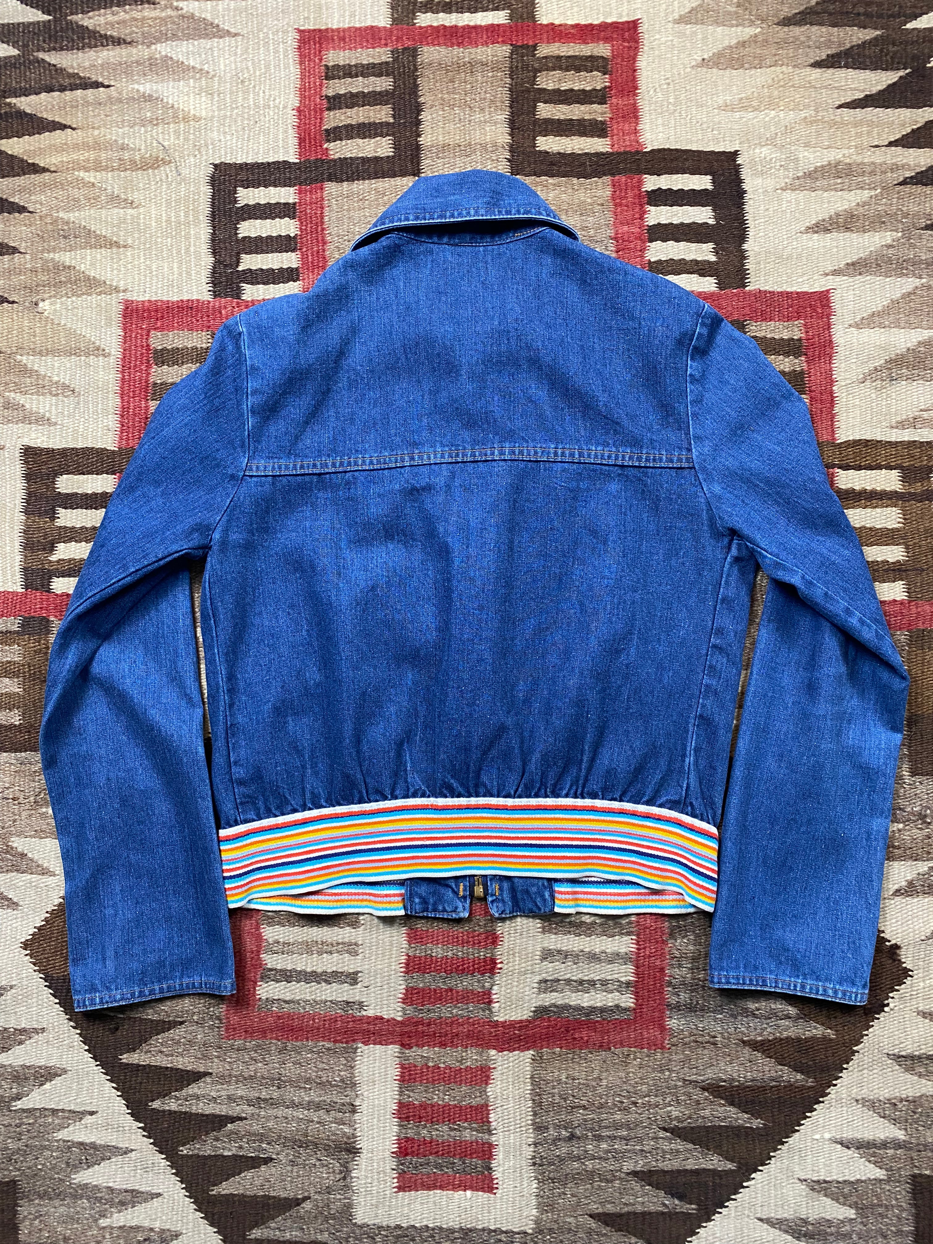 Levi's 1970's Orange Tab Rainbow Denim Jacket
