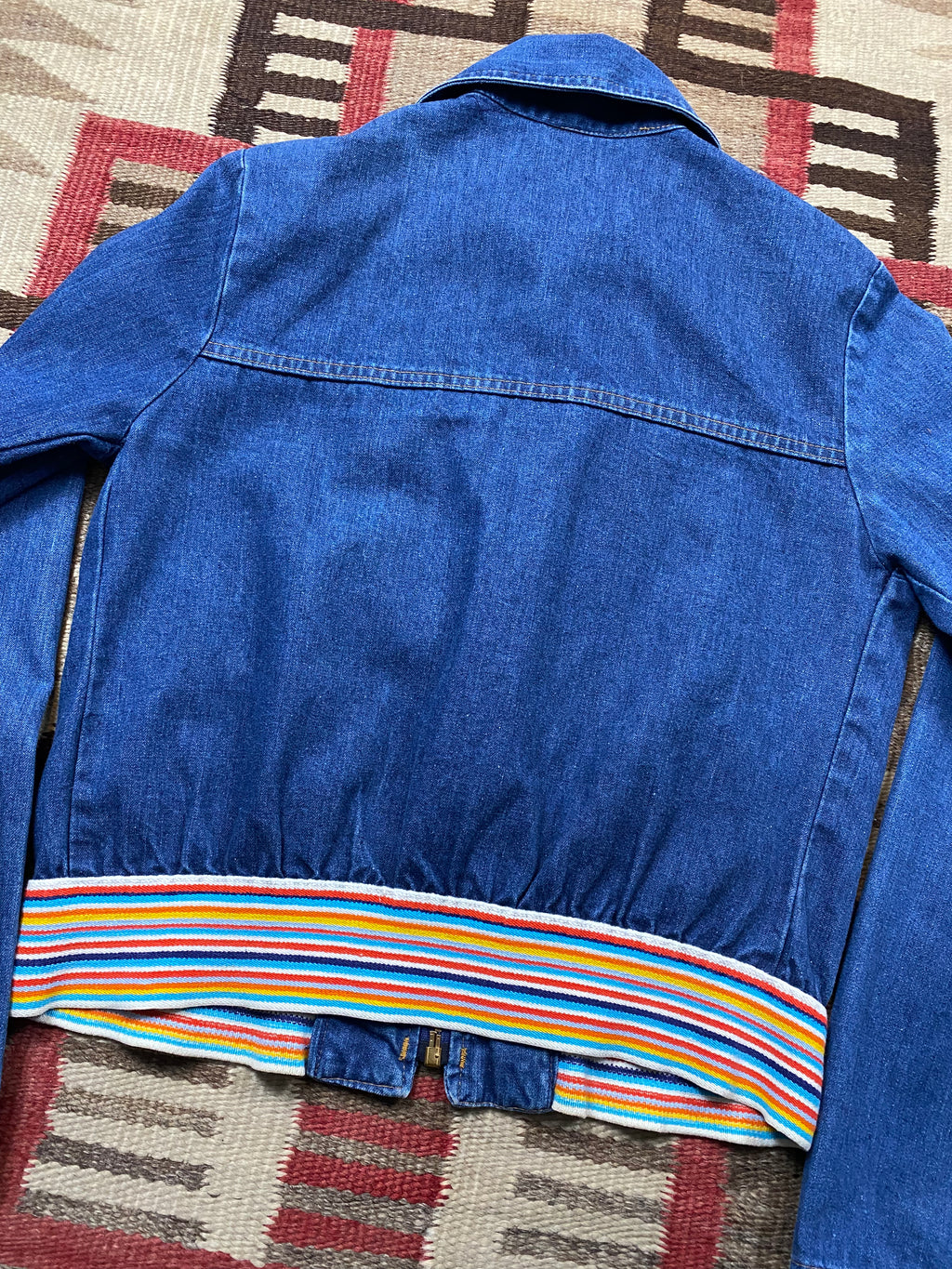 Levi's 1970's Orange Tab Rainbow Denim Jacket