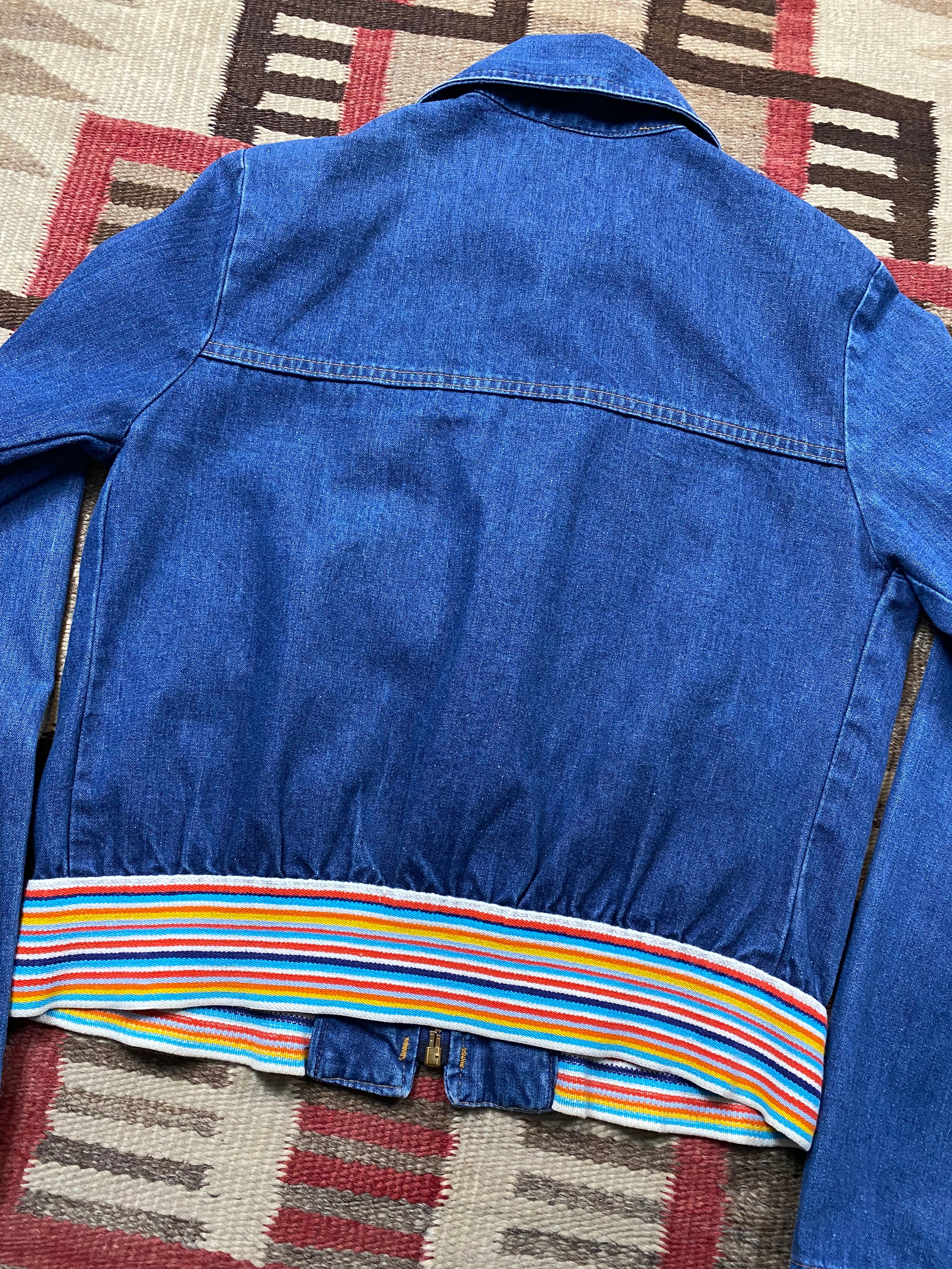 Levi's 1970's Orange Tab Rainbow Denim Jacket