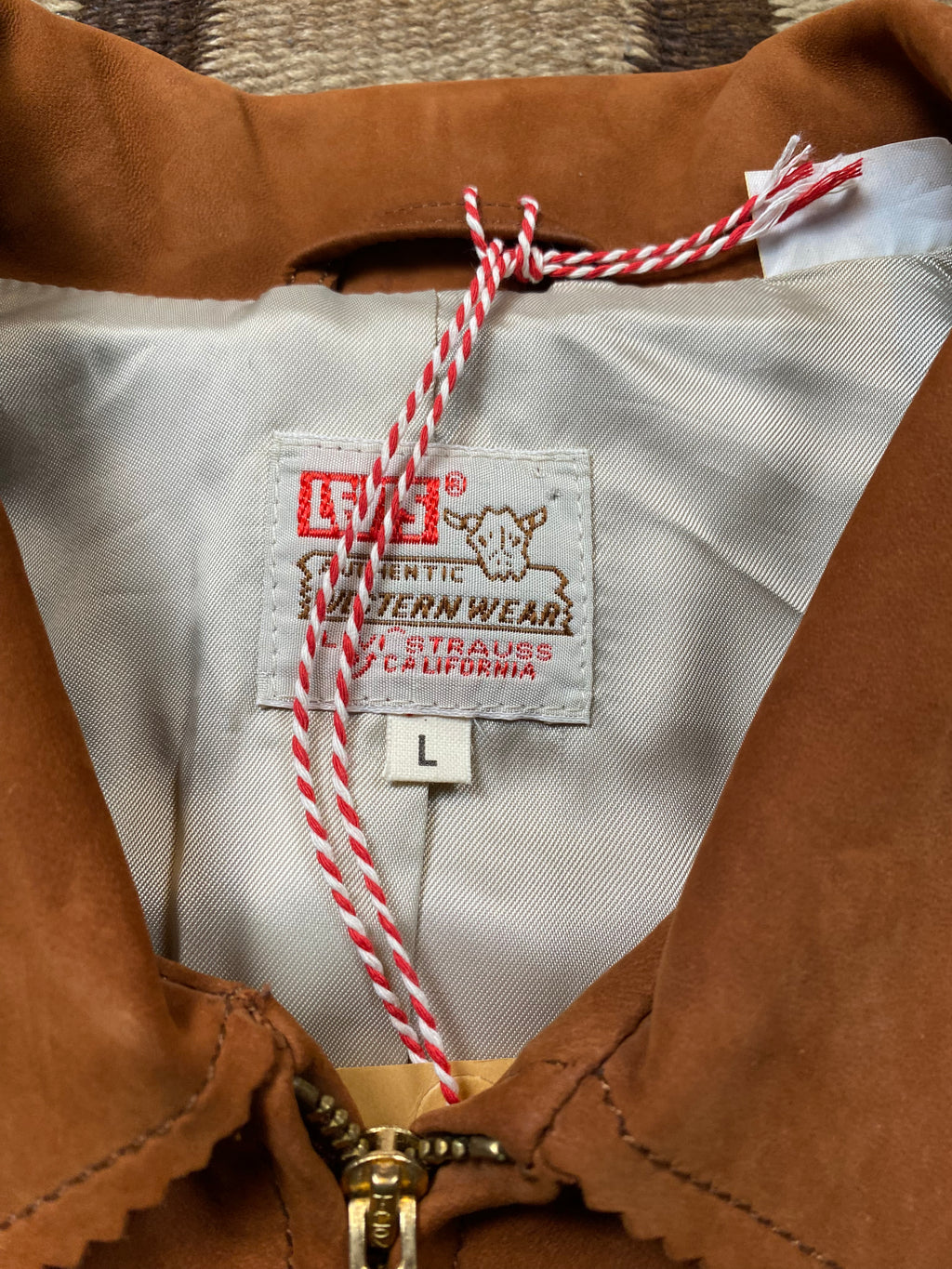 Levi's Vintage Clothing 1950's Deerskin Westernwear Jacket