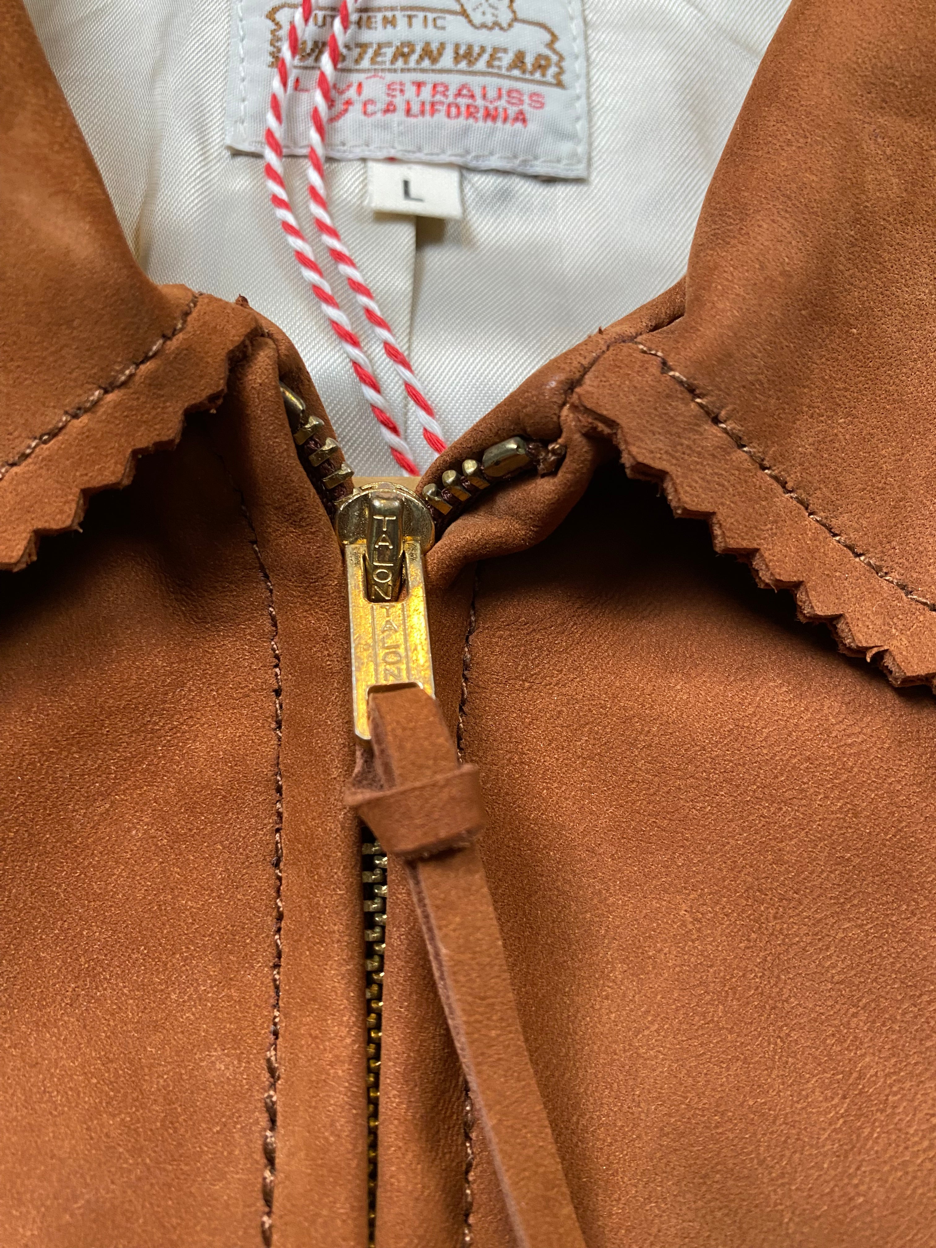 Levi's Vintage Clothing 1950's Deerskin Westernwear Jacket