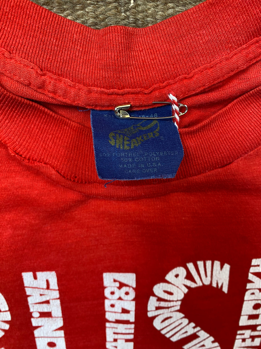Rush In Concert 1983 Security Tee