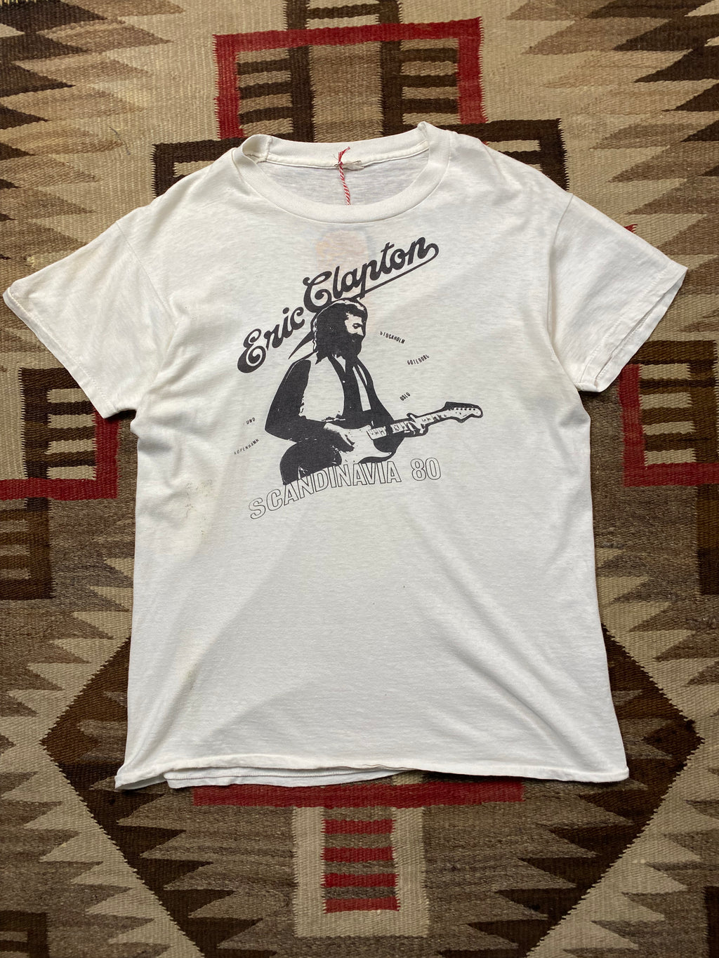 Eric Clapton 1979/1980 Scandinavia Tour Tee