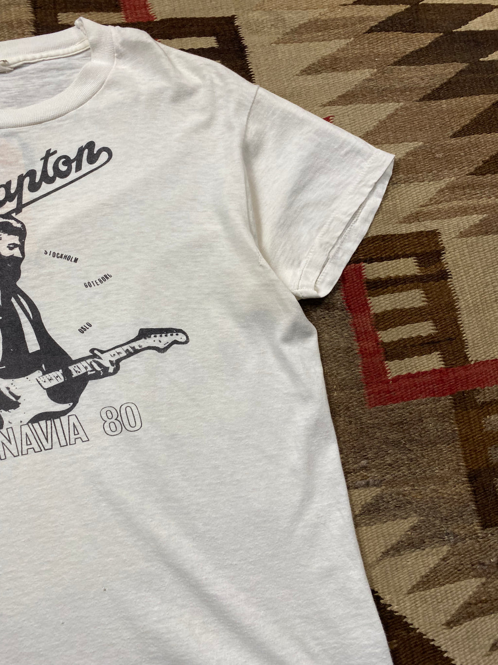 Eric Clapton 1979/1980 Scandinavia Tour Tee