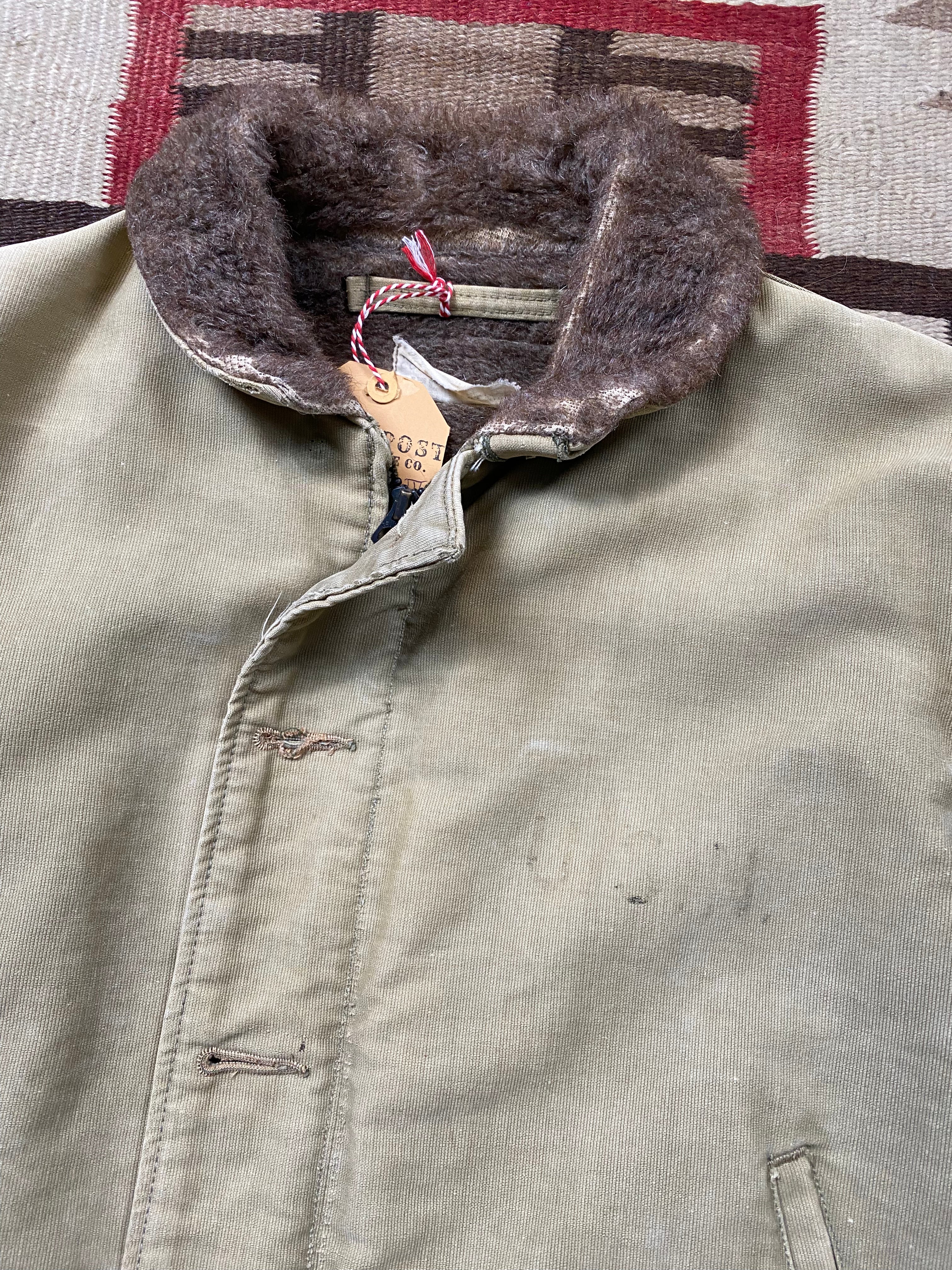 USN WW2 Stenciled N-1 Deck Jacket