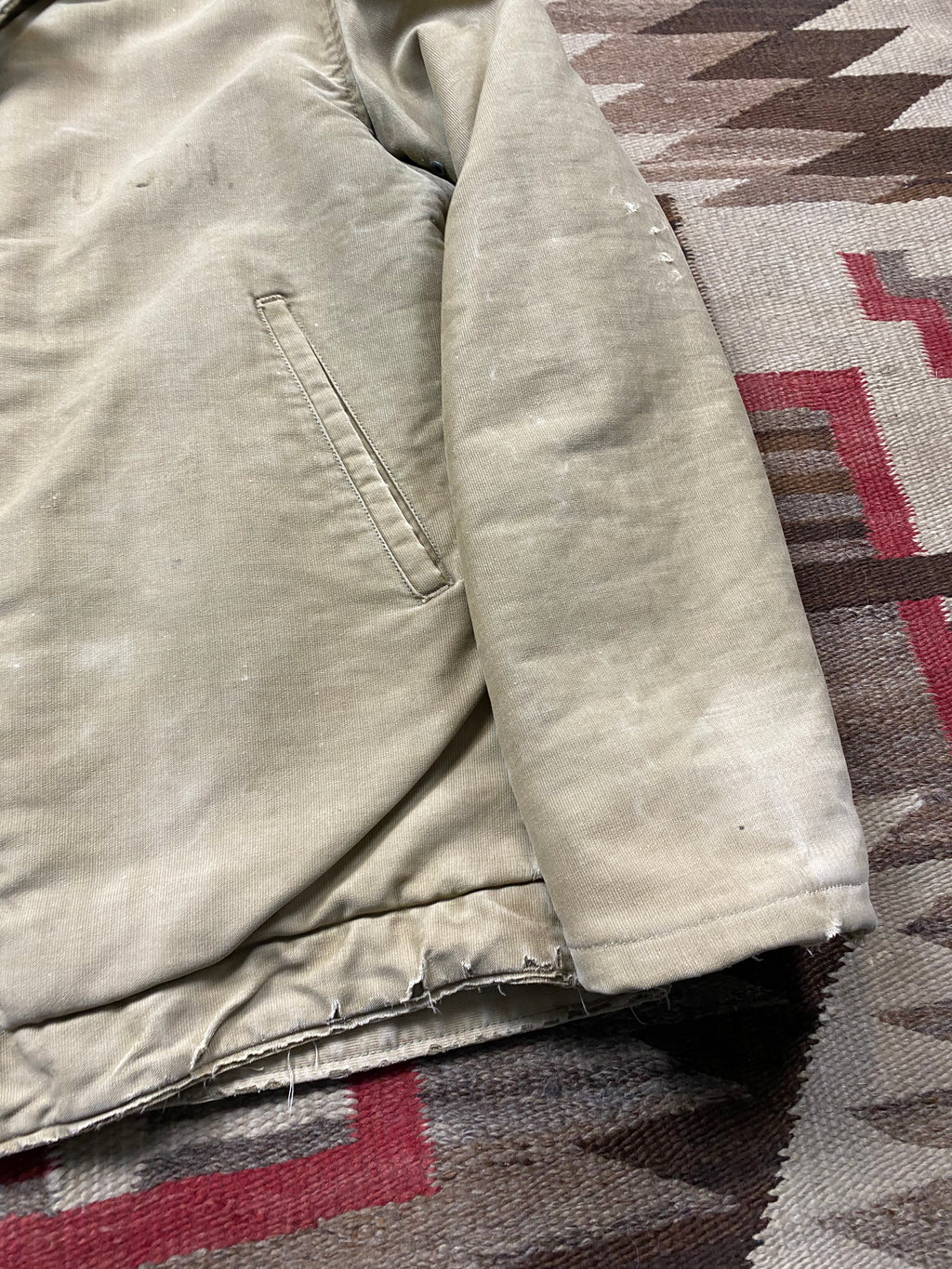 USN WW2 Stenciled N-1 Deck Jacket